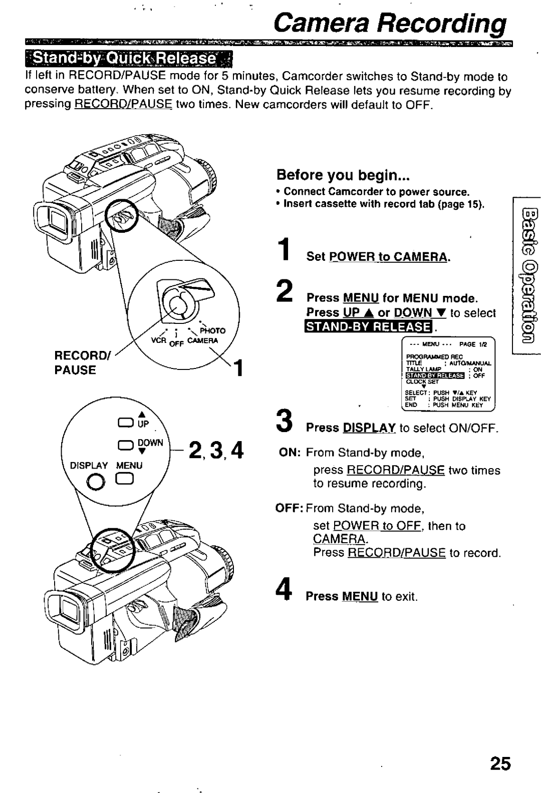 Panasonic PV-L780 manual 