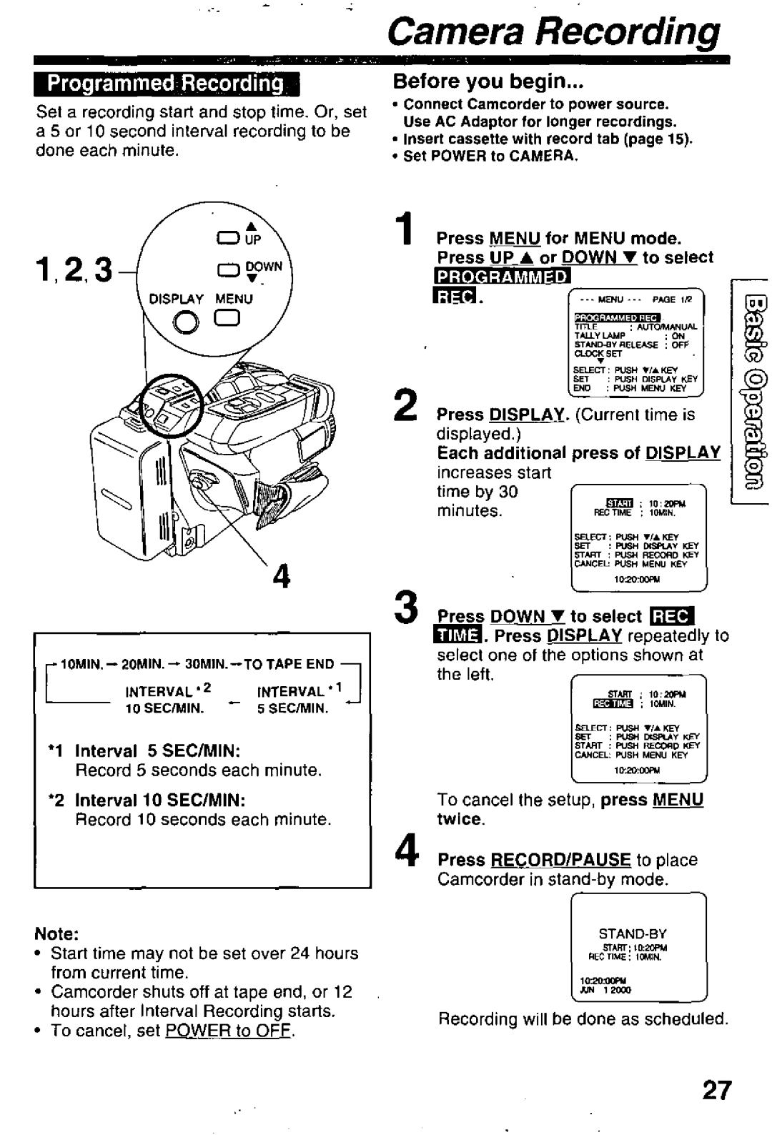 Panasonic PV-L780 manual 