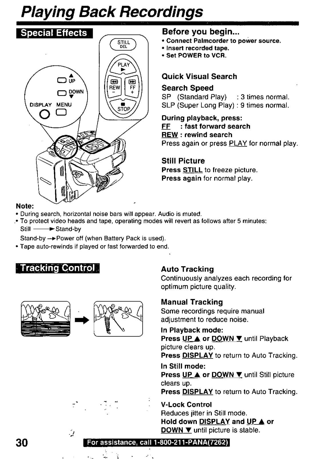 Panasonic PV-L780 manual 