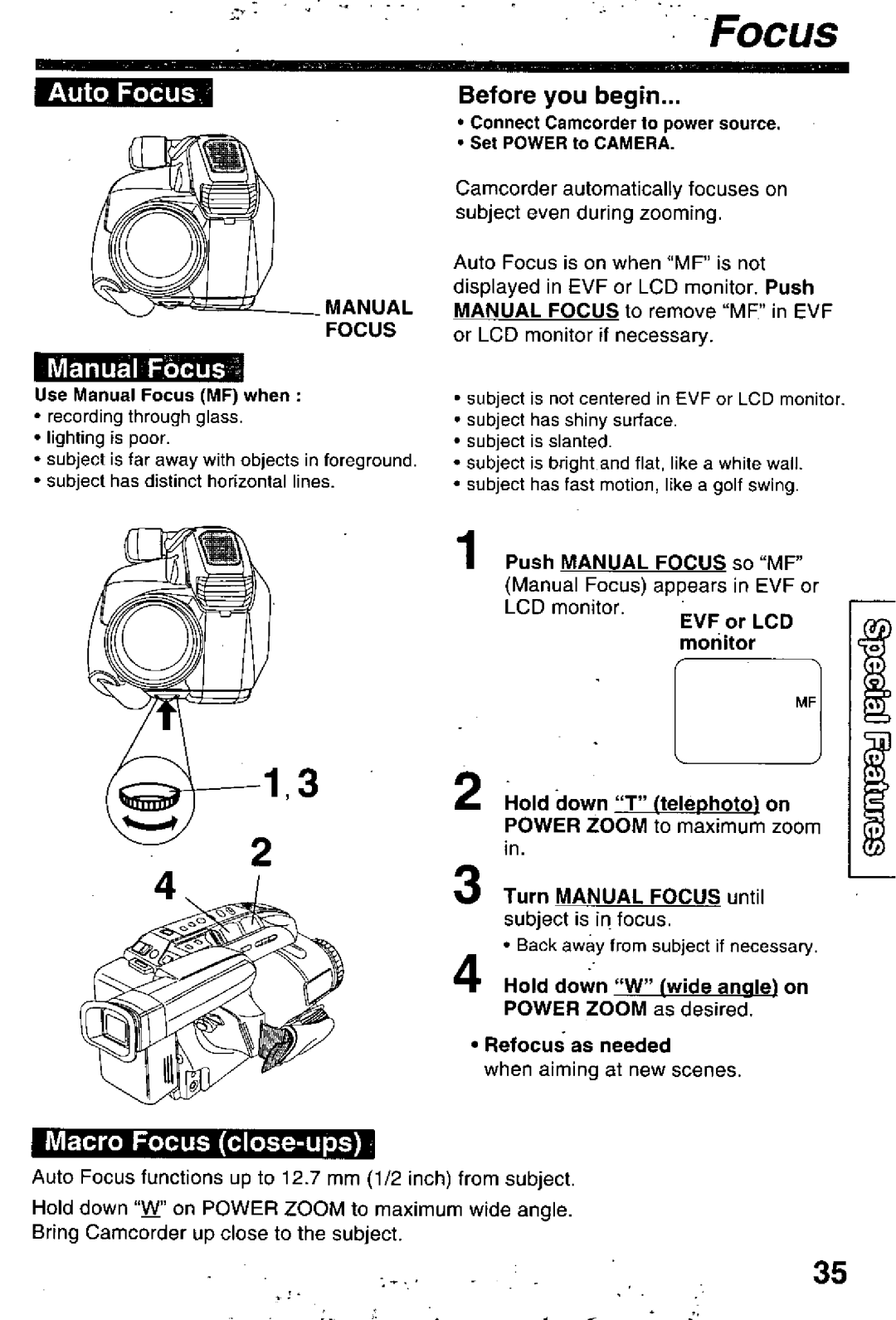 Panasonic PV-L780 manual 