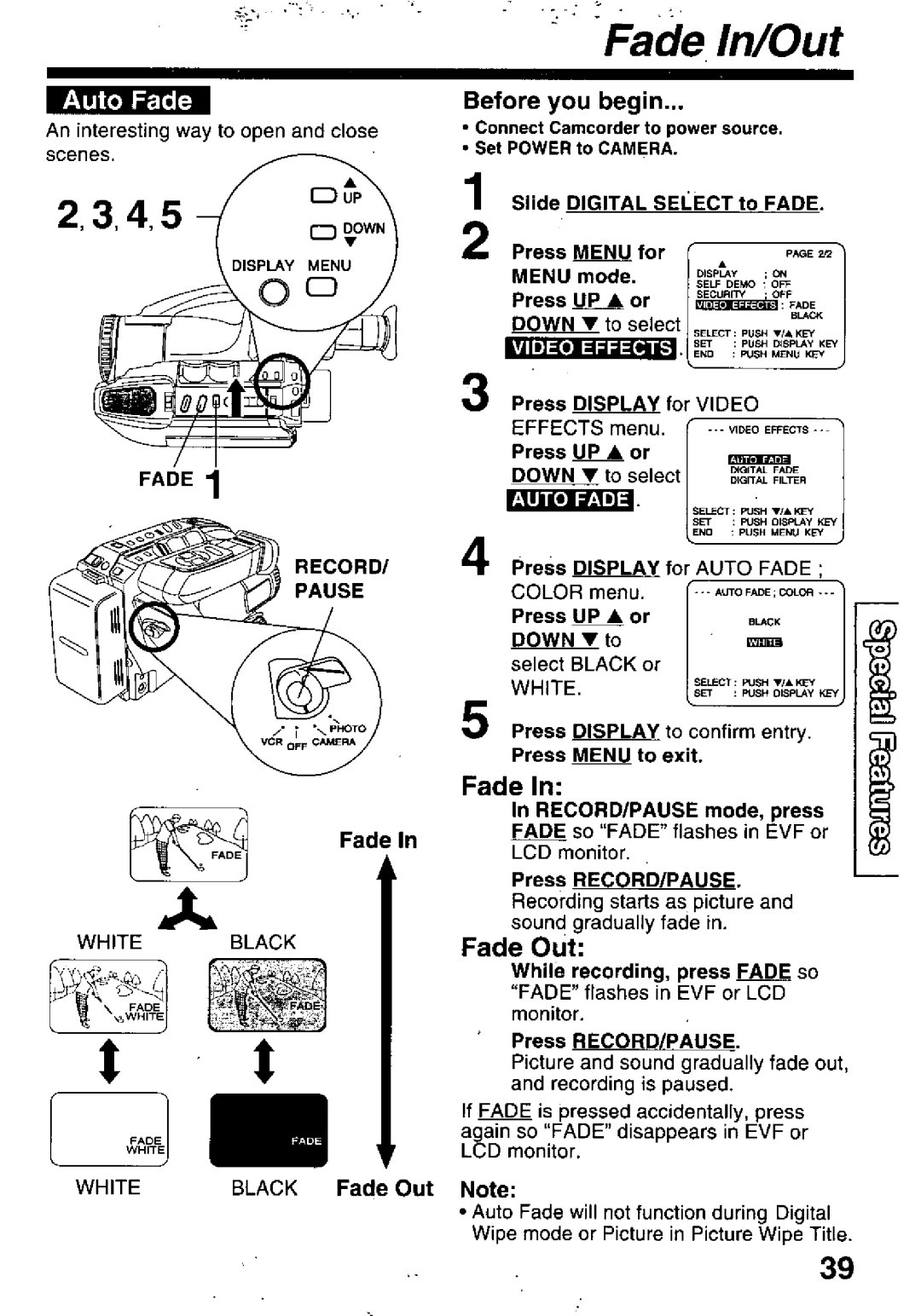 Panasonic PV-L780 manual 