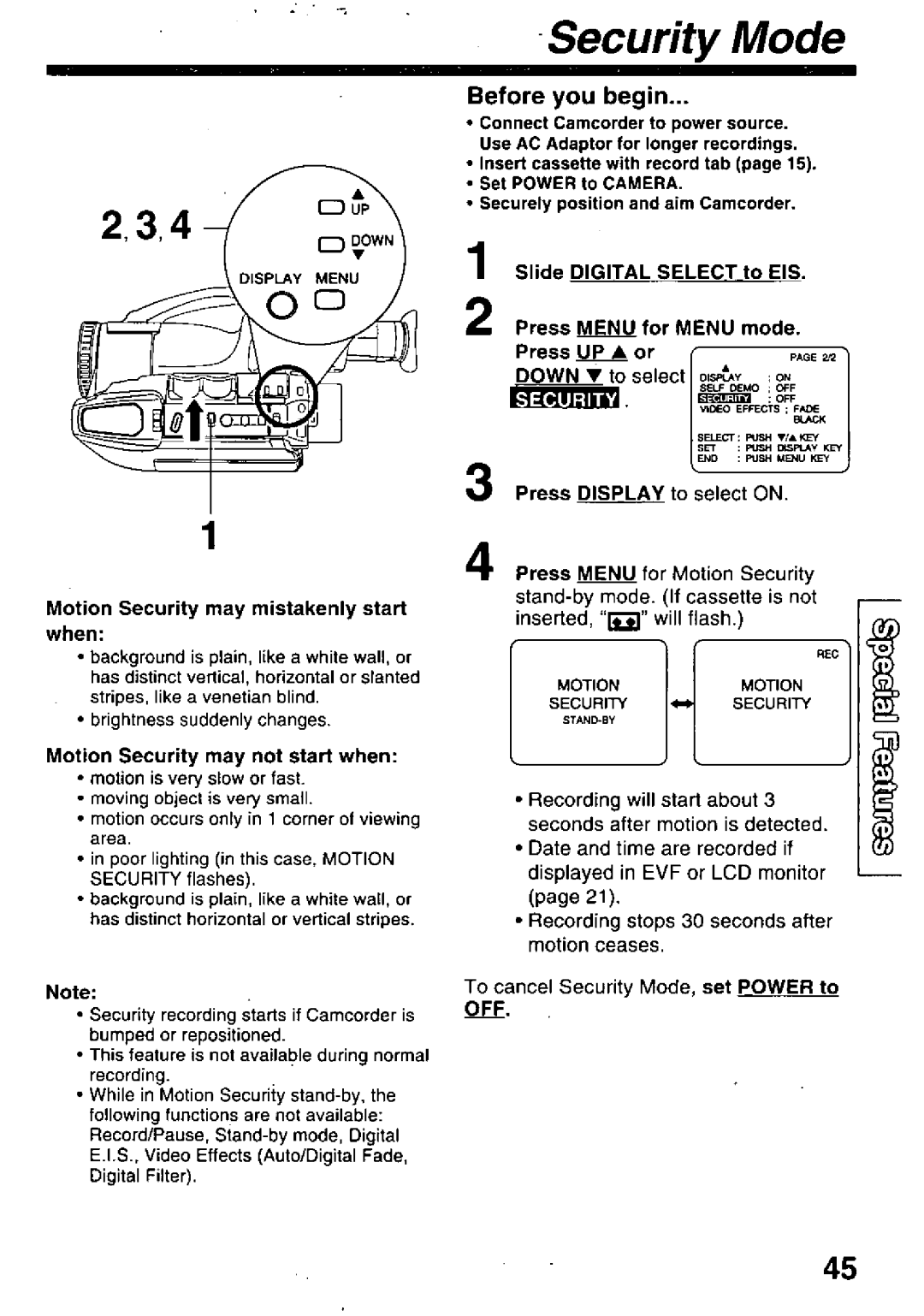 Panasonic PV-L780 manual 