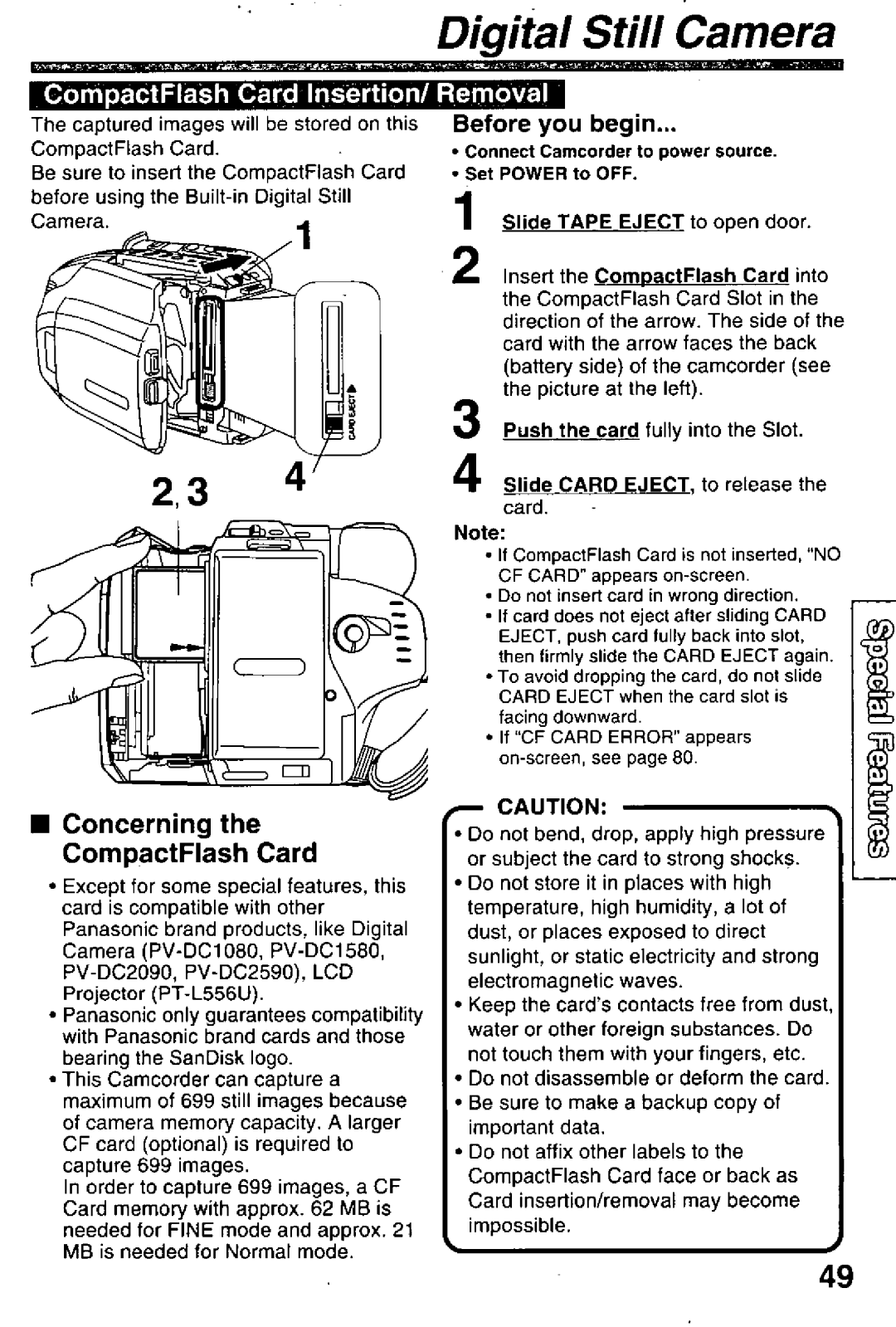 Panasonic PV-L780 manual 