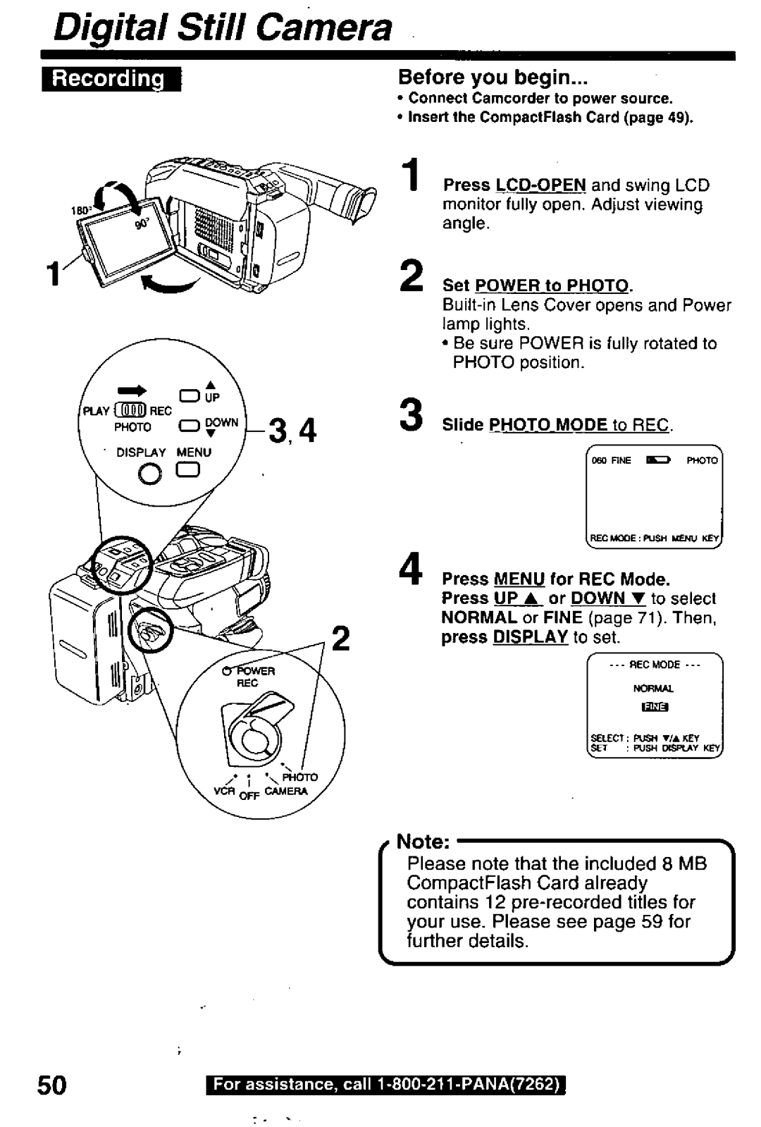 Panasonic PV-L780 manual 