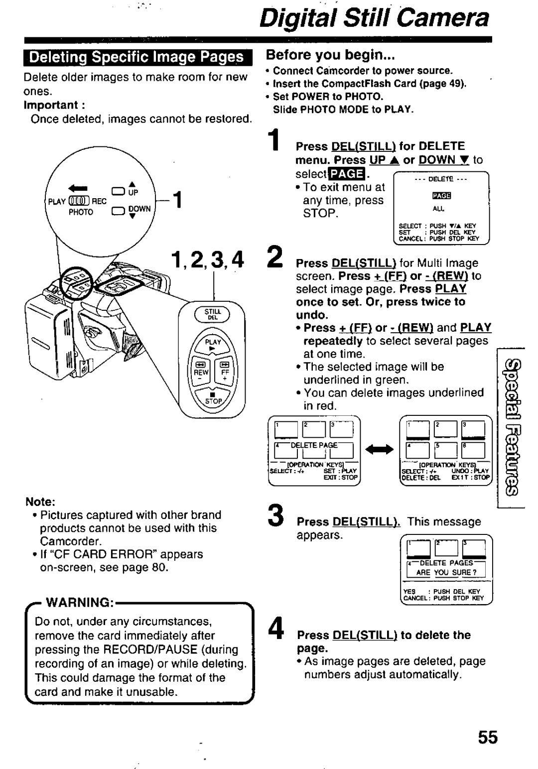 Panasonic PV-L780 manual 