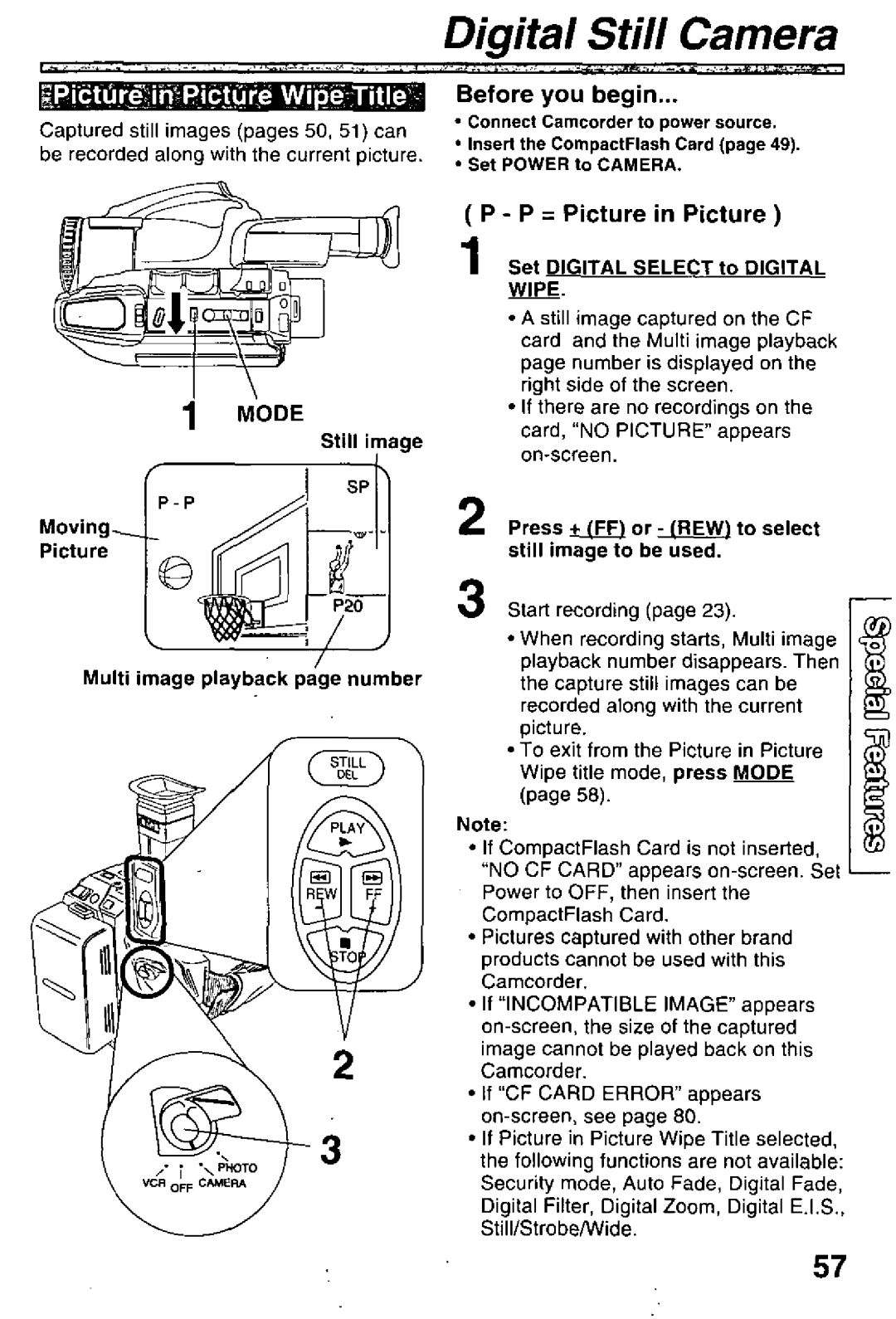 Panasonic PV-L780 manual 