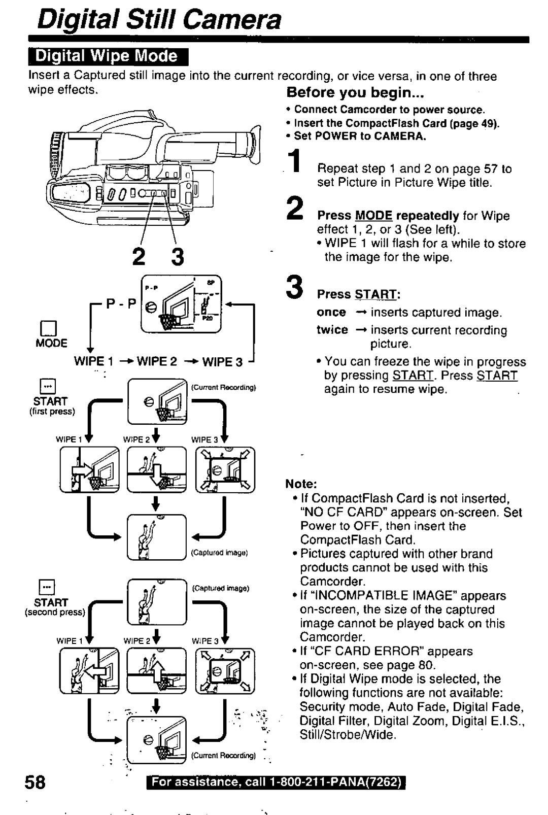 Panasonic PV-L780 manual 