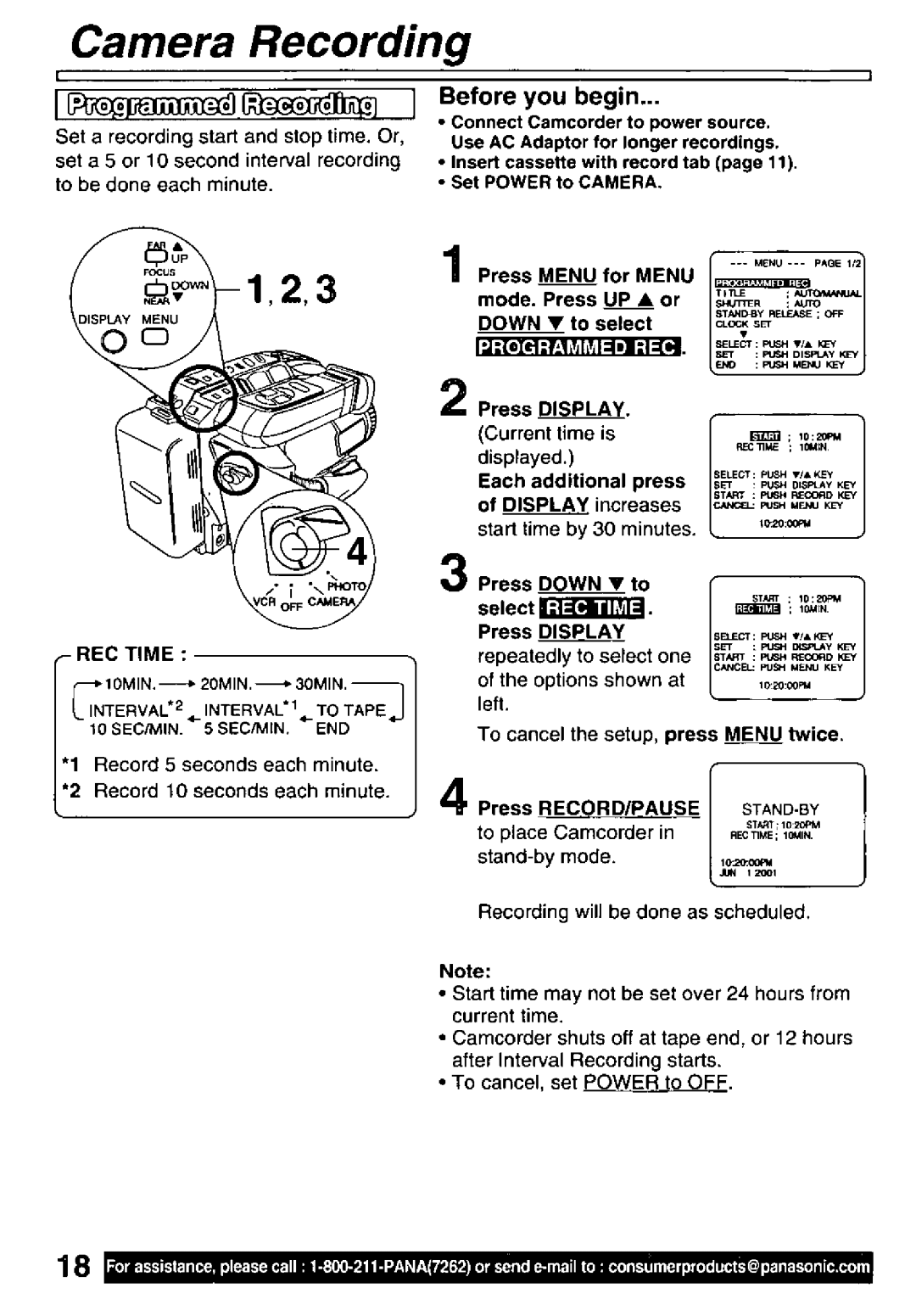 Panasonic PV-L781 manual 