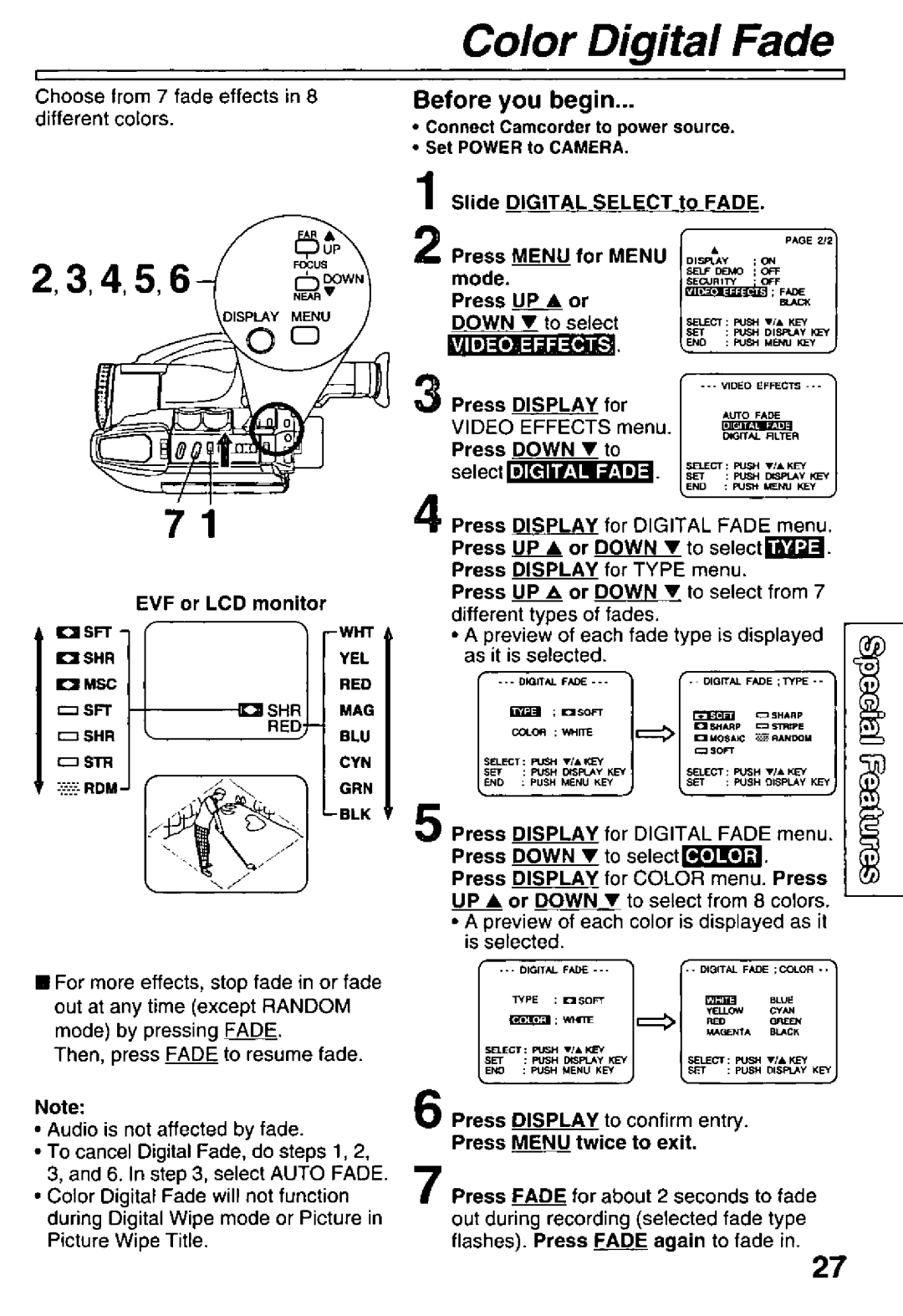 Panasonic PV-L781 manual 