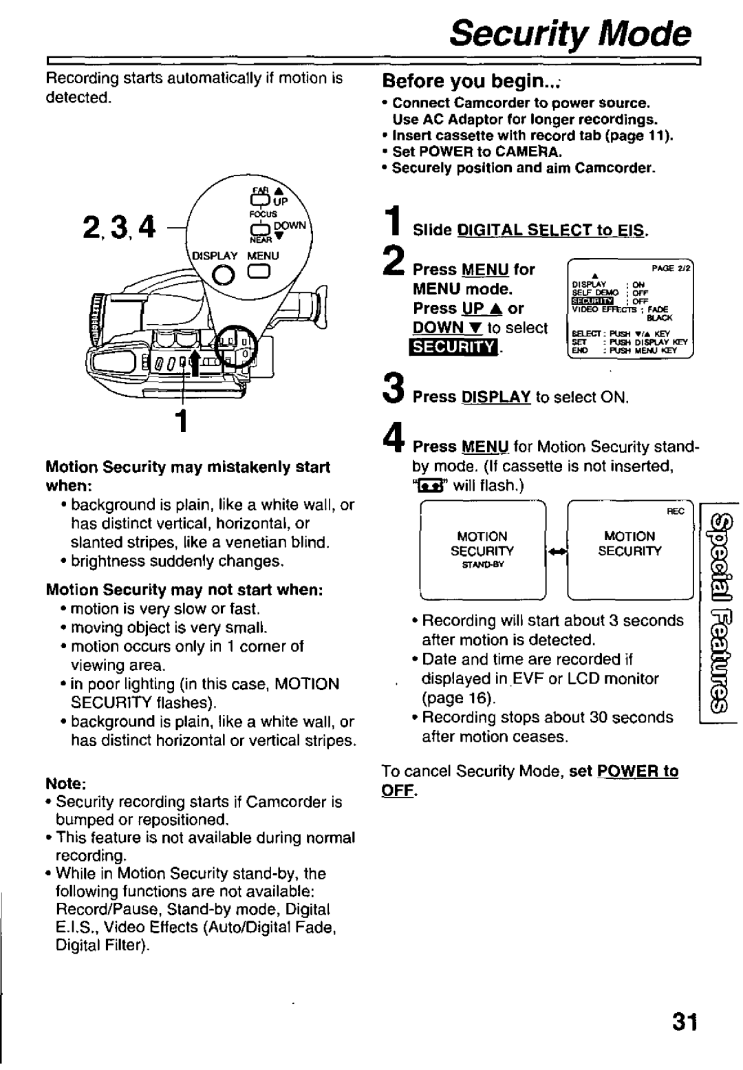 Panasonic PV-L781 manual 