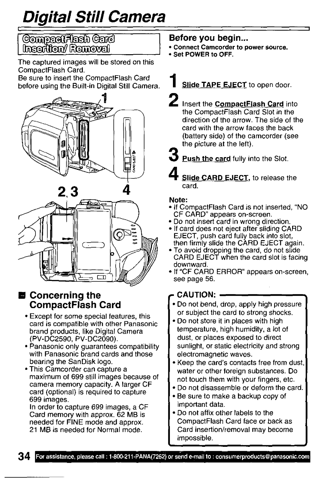 Panasonic PV-L781 manual 