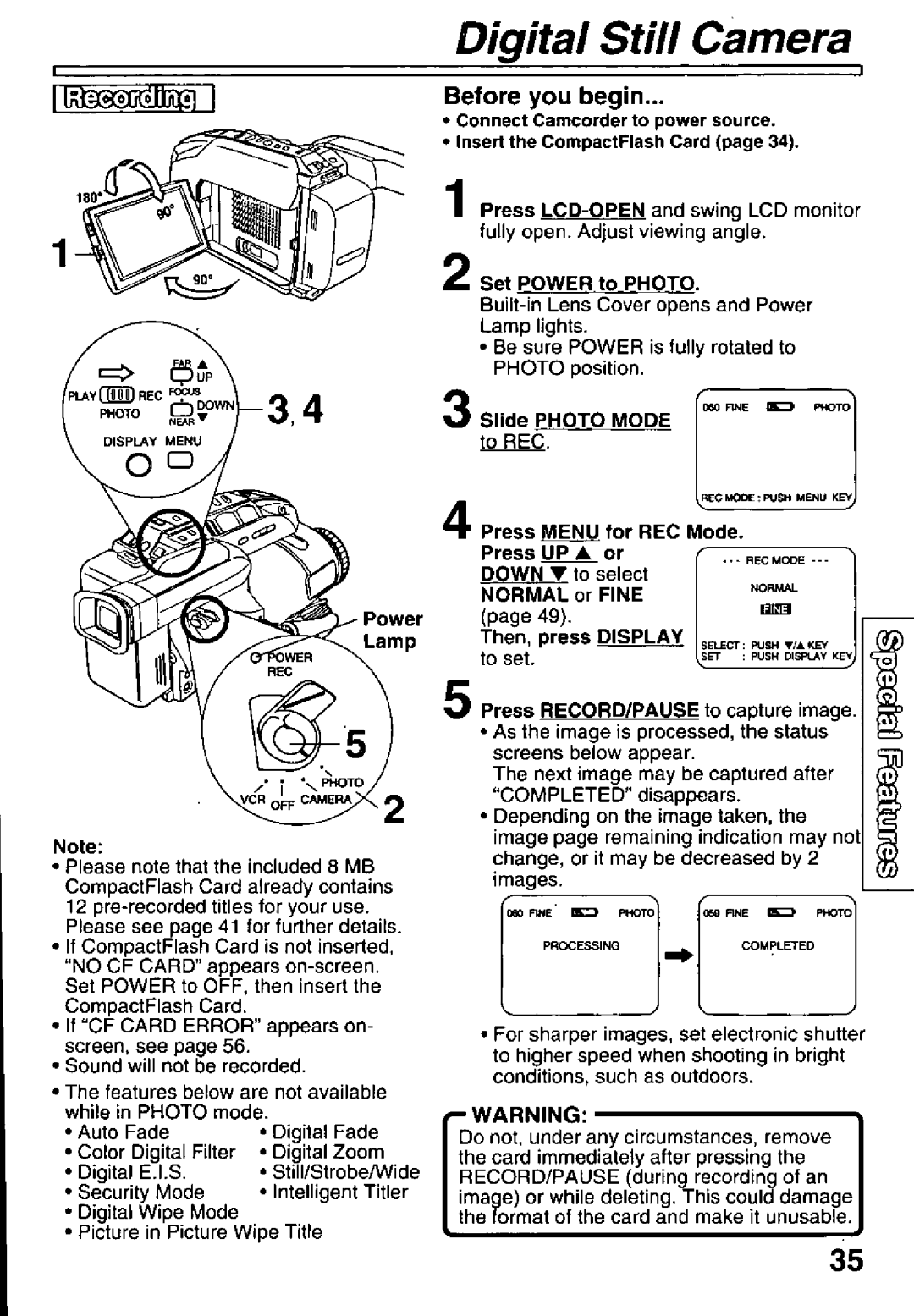 Panasonic PV-L781 manual 