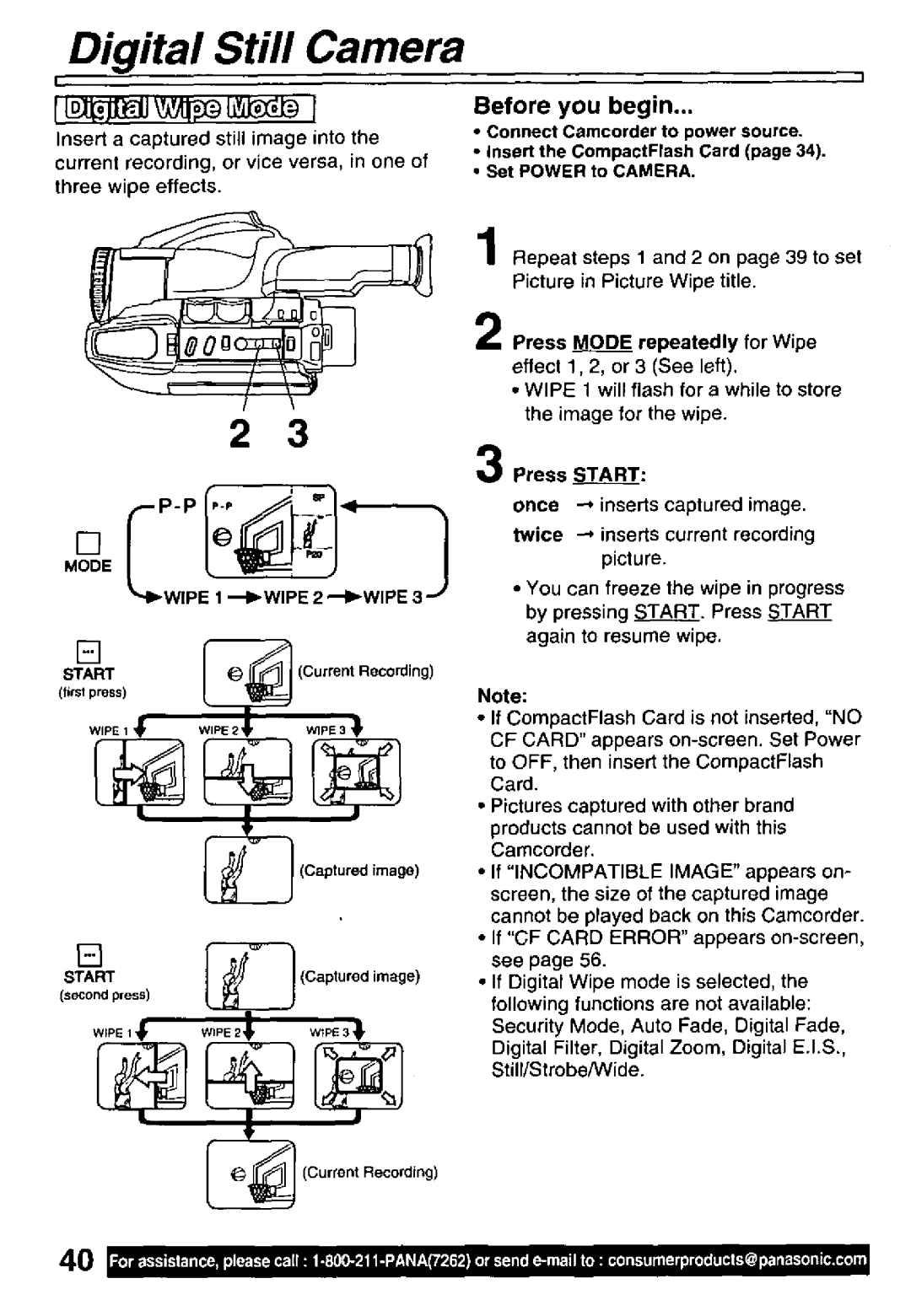 Panasonic PV-L781 manual 