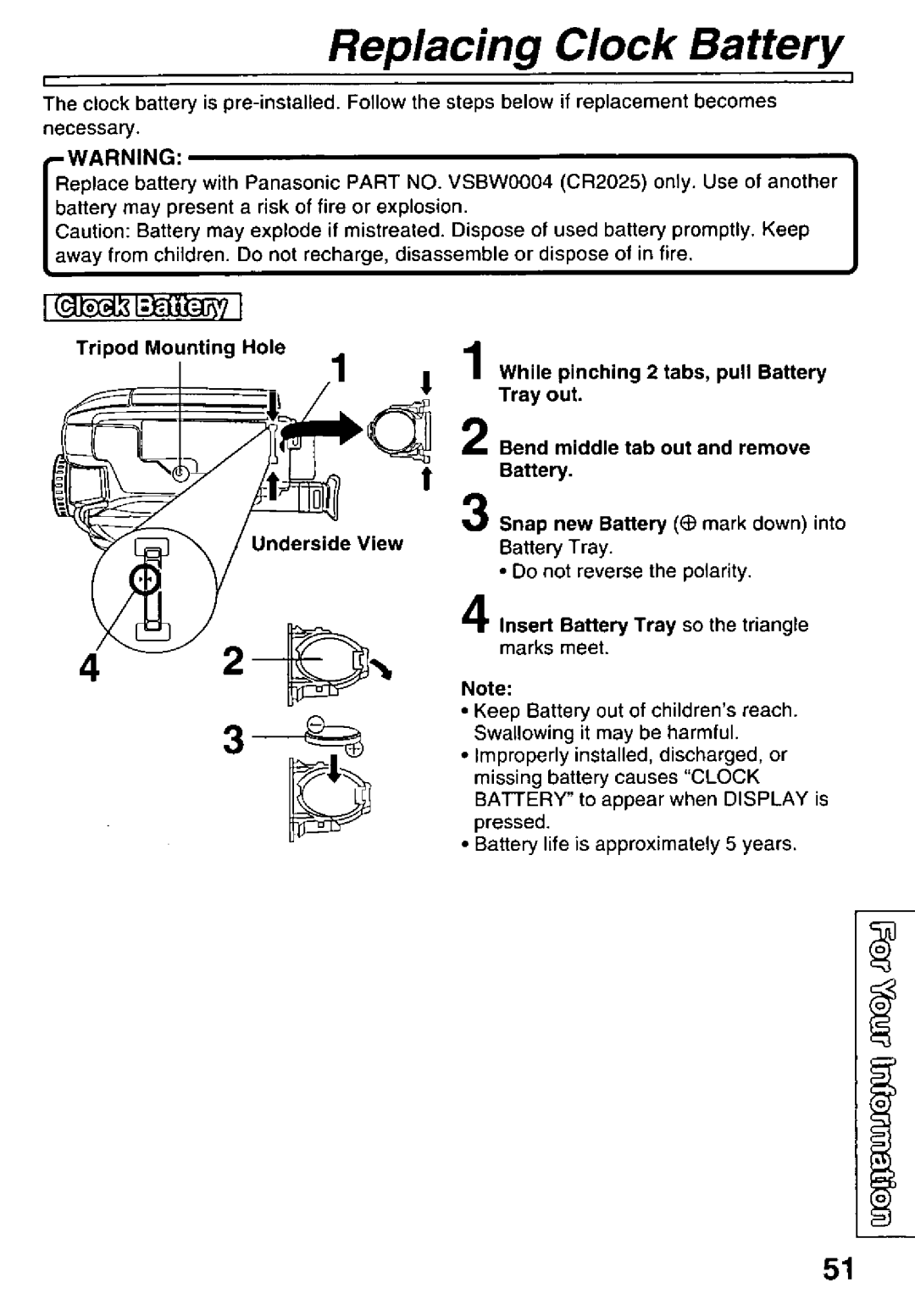 Panasonic PV-L781 manual 