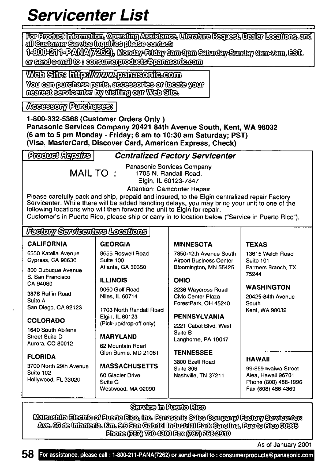 Panasonic PV-L781 manual 