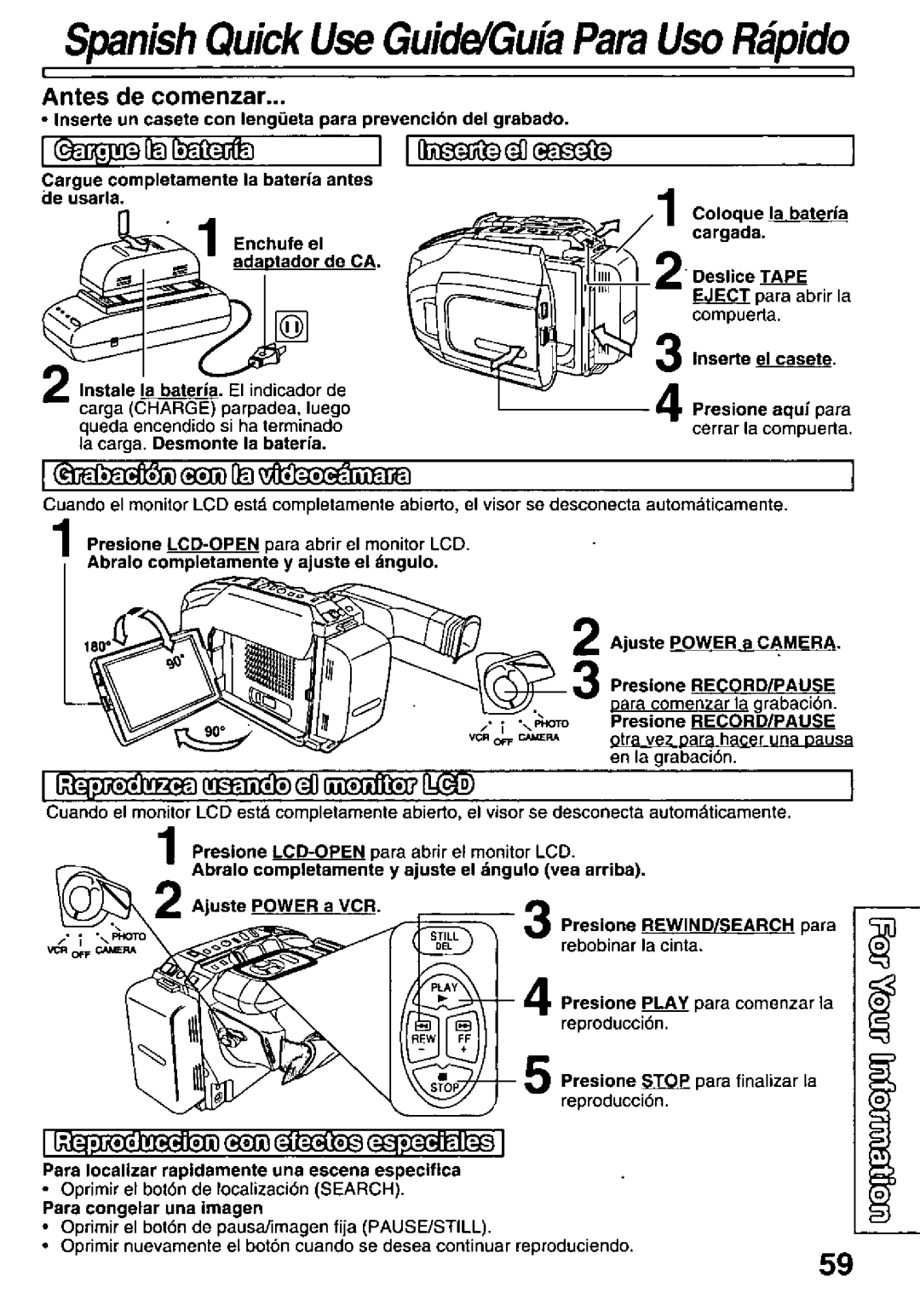 Panasonic PV-L781 manual 