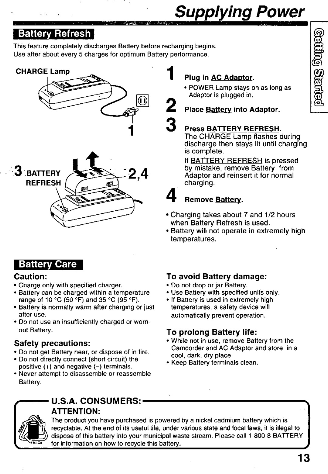 Panasonic PV-L850 manual 