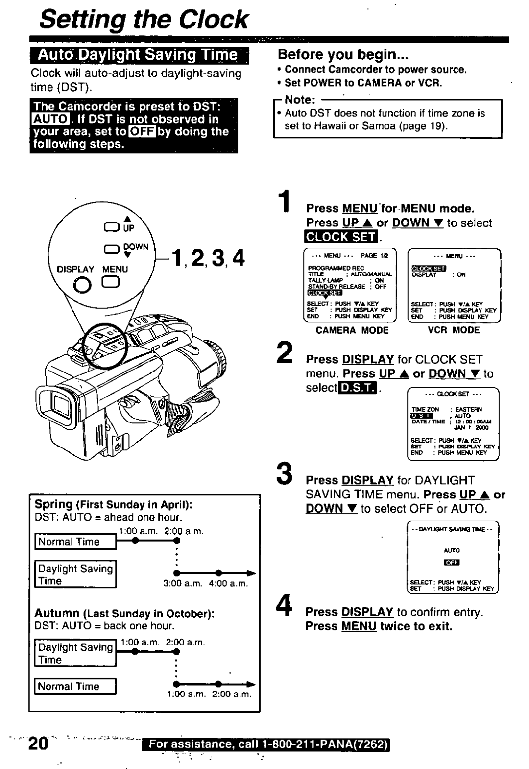 Panasonic PV-L850 manual 