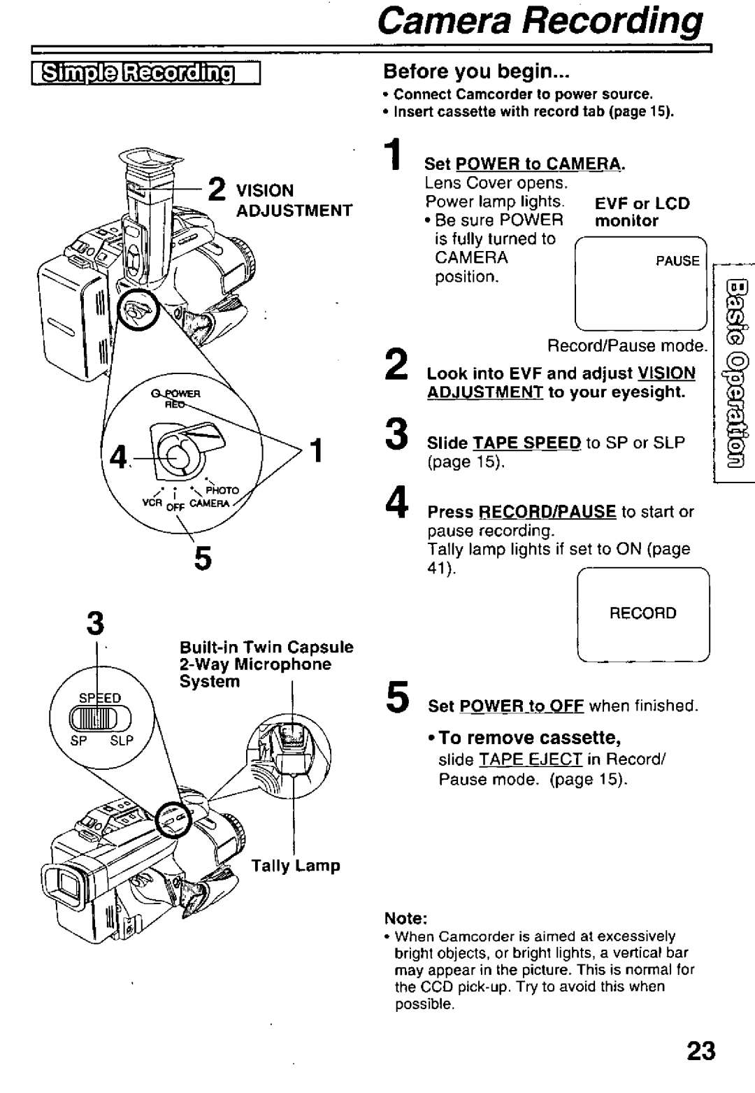 Panasonic PV-L850 manual 