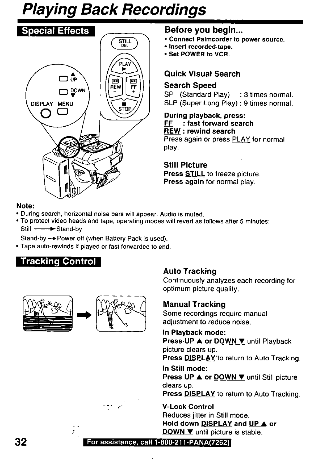 Panasonic PV-L850 manual 