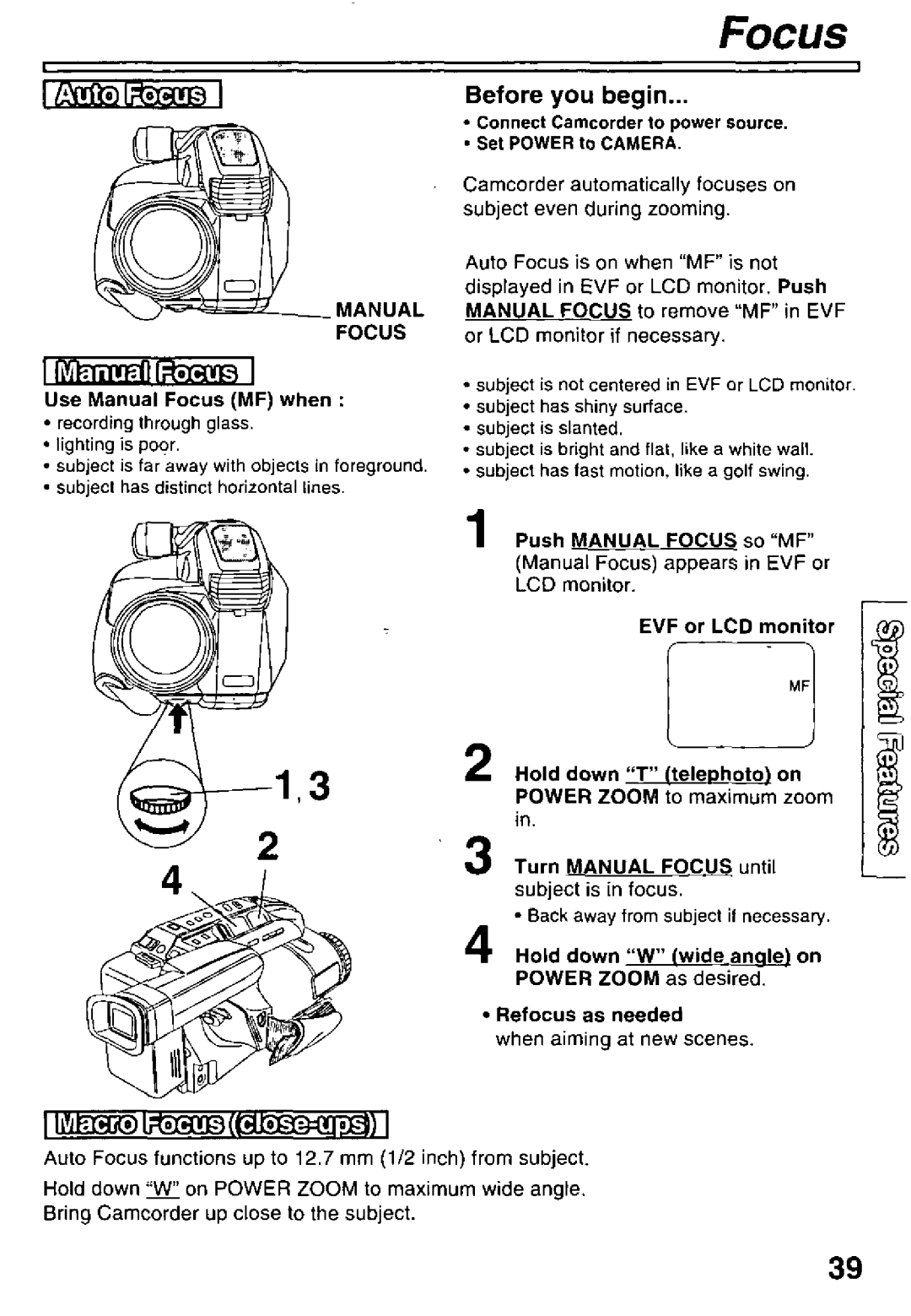 Panasonic PV-L850 manual 