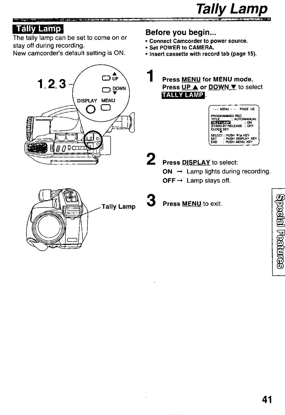 Panasonic PV-L850 manual 