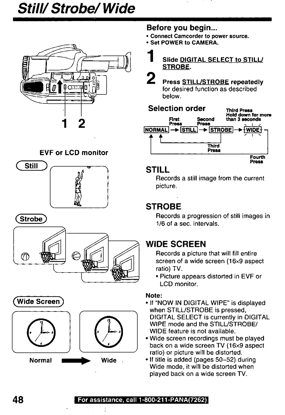 Panasonic PV-L850 manual 