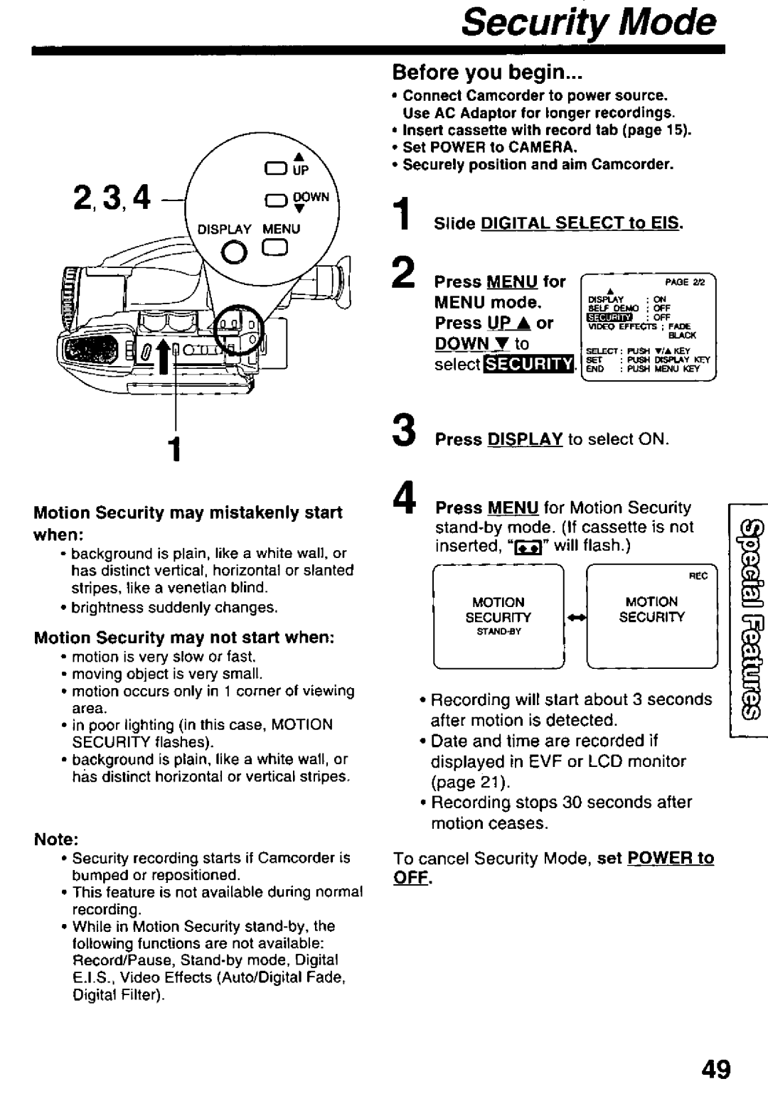 Panasonic PV-L850 manual 