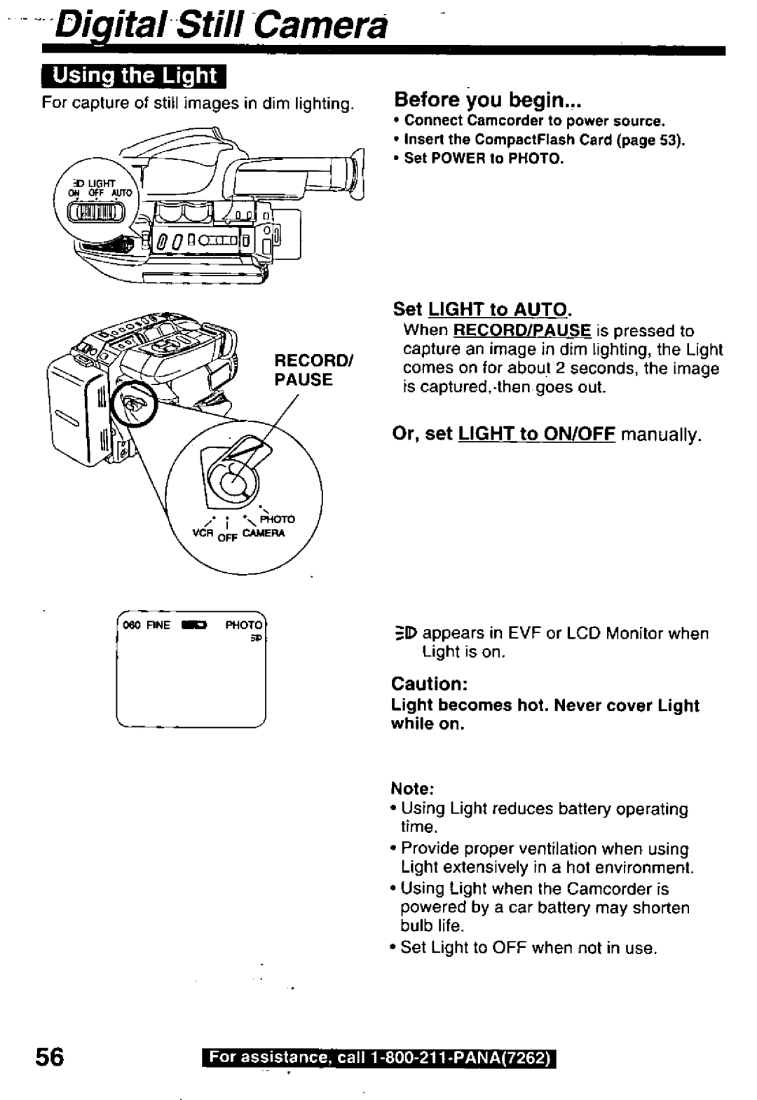 Panasonic PV-L850 manual 