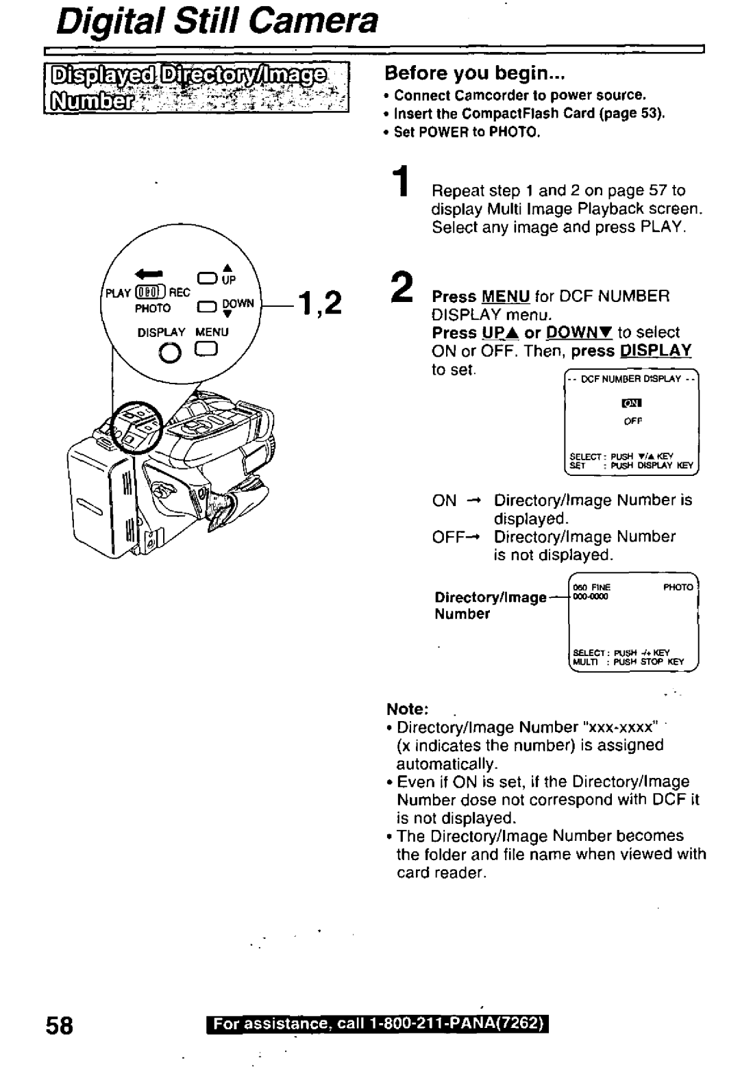 Panasonic PV-L850 manual 