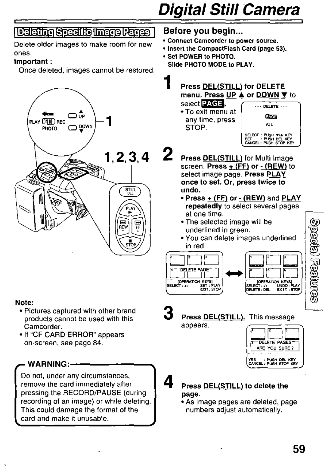 Panasonic PV-L850 manual 