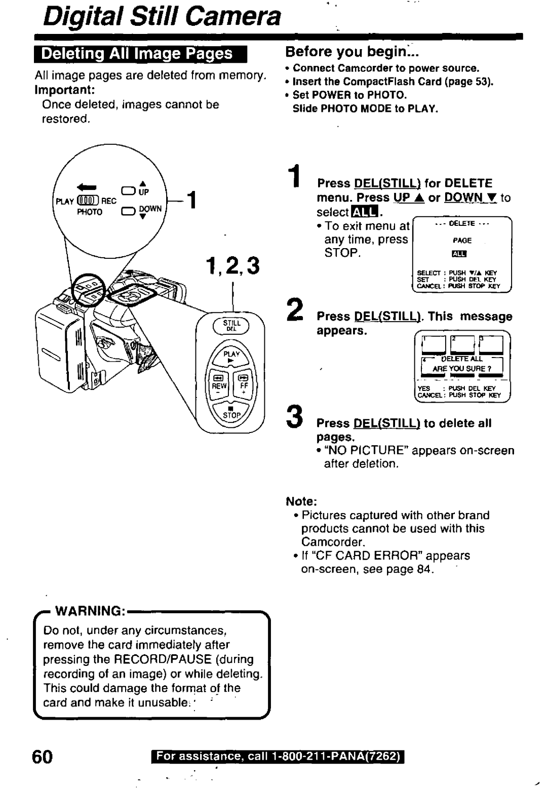 Panasonic PV-L850 manual 