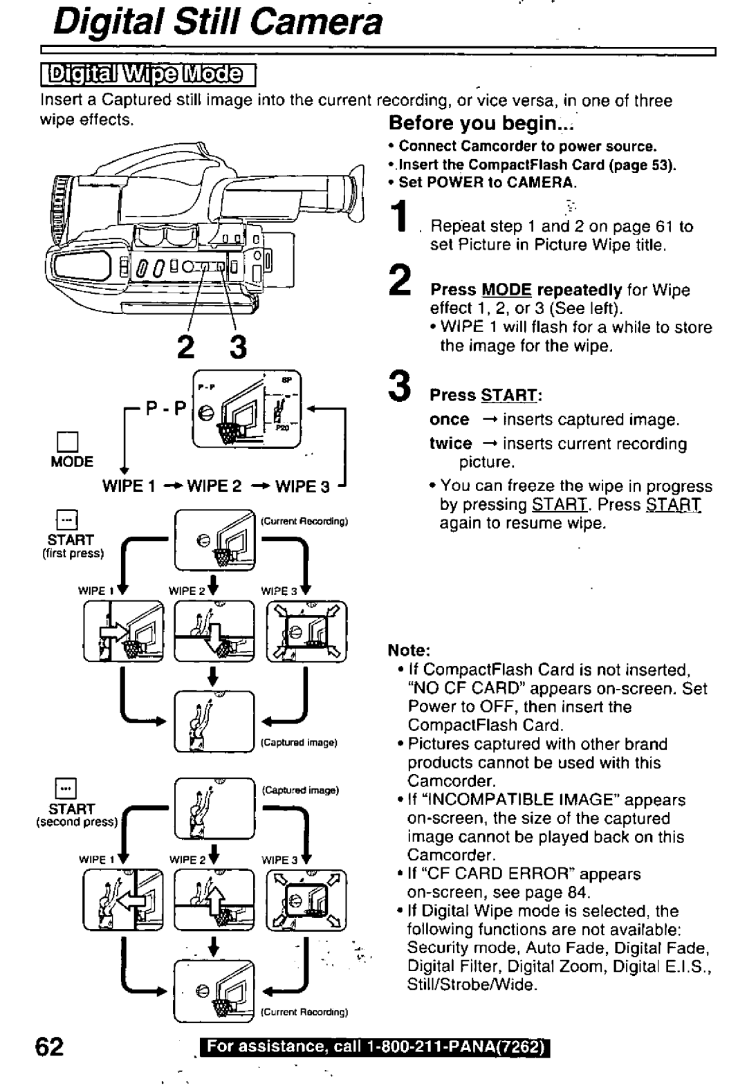 Panasonic PV-L850 manual 