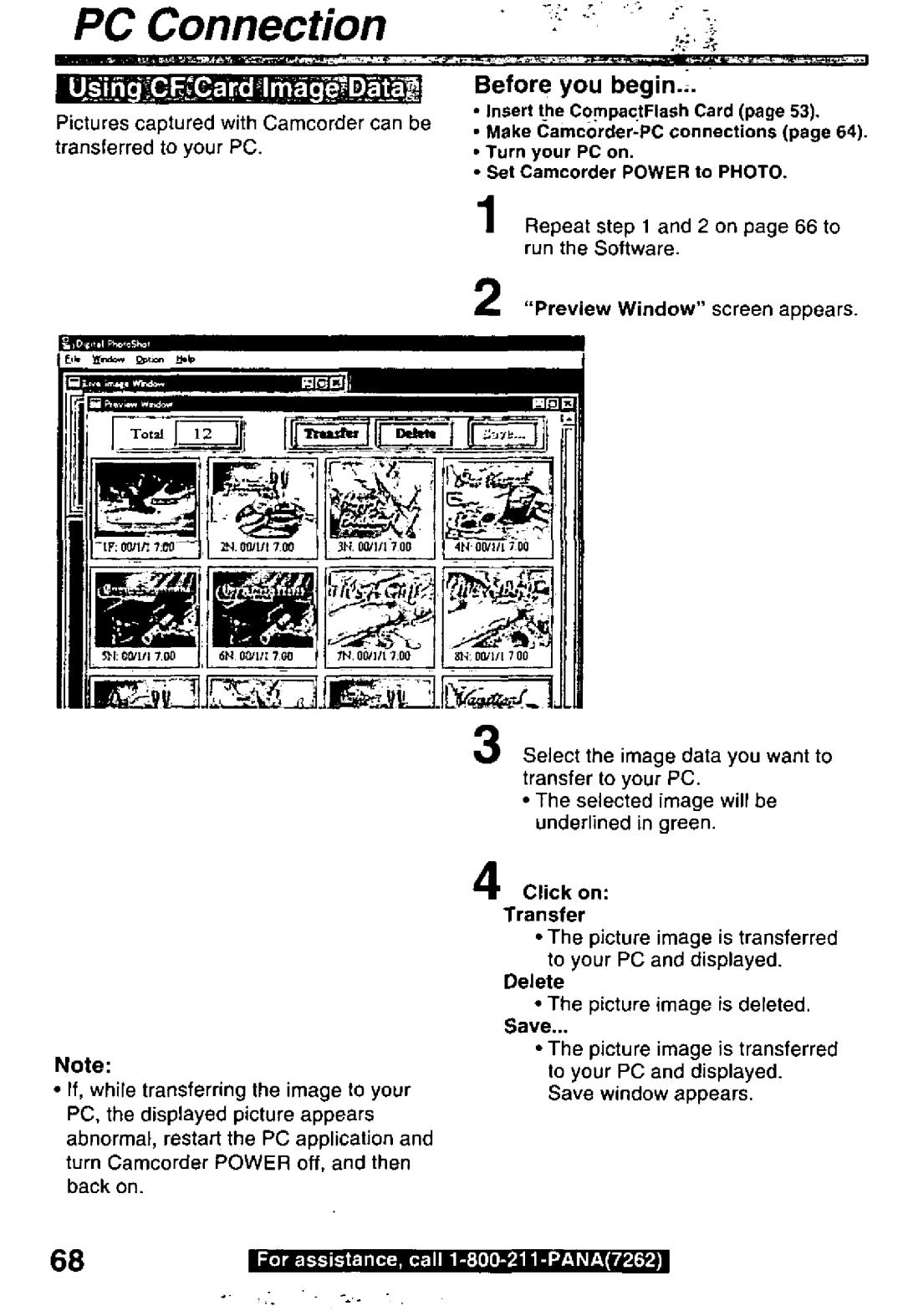 Panasonic PV-L850 manual 