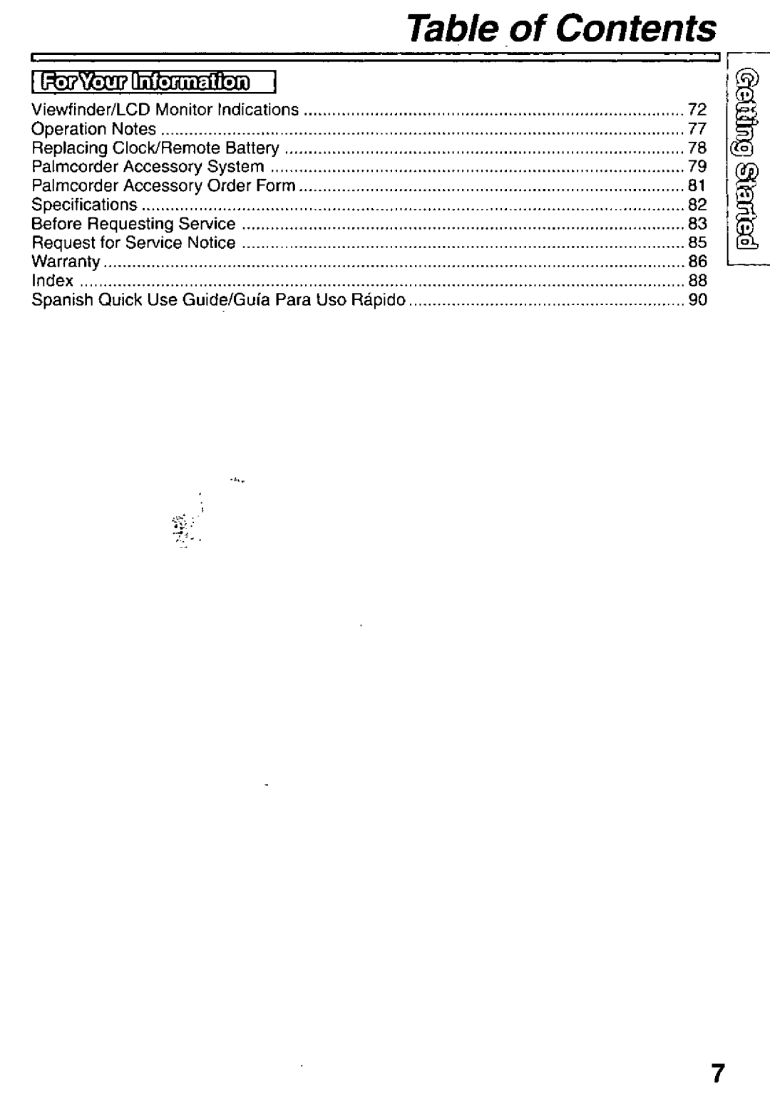 Panasonic PV-L850 manual 