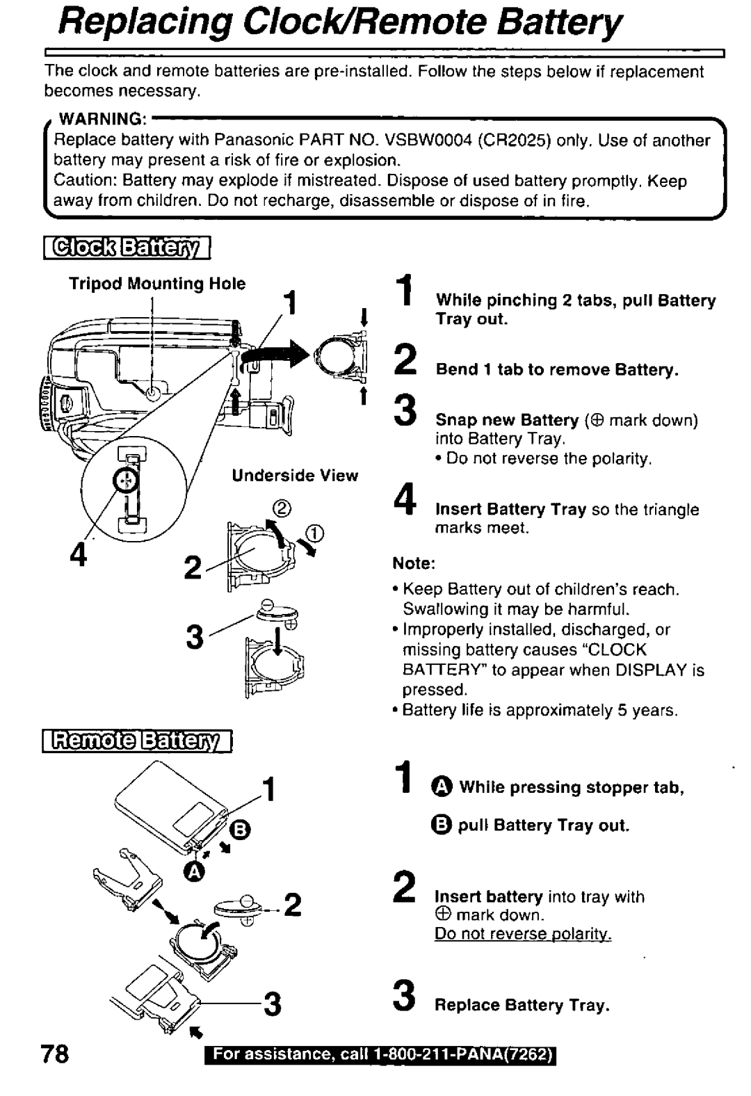 Panasonic PV-L850 manual 