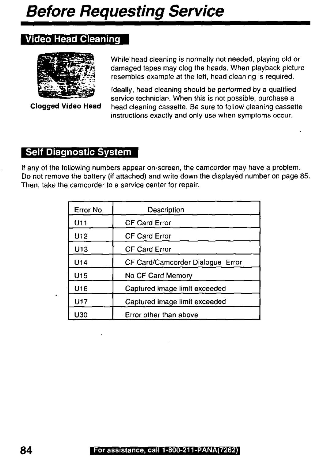 Panasonic PV-L850 manual 