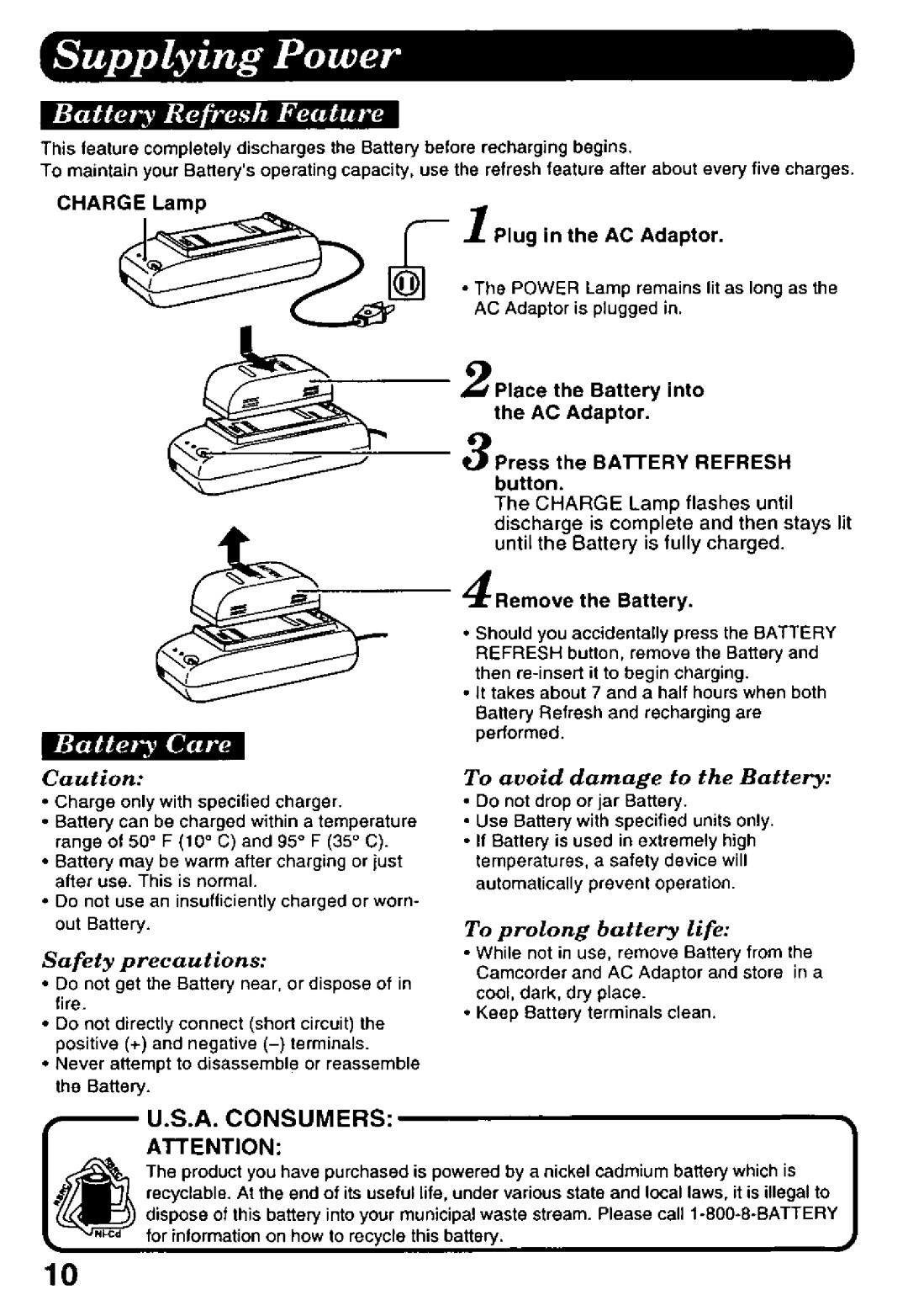 Panasonic PV-L958 manual 