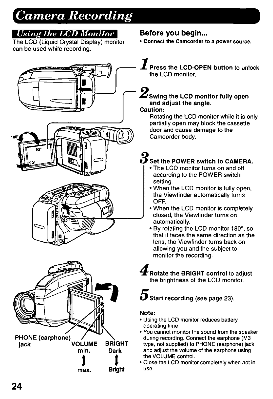 Panasonic PV-L958 manual 