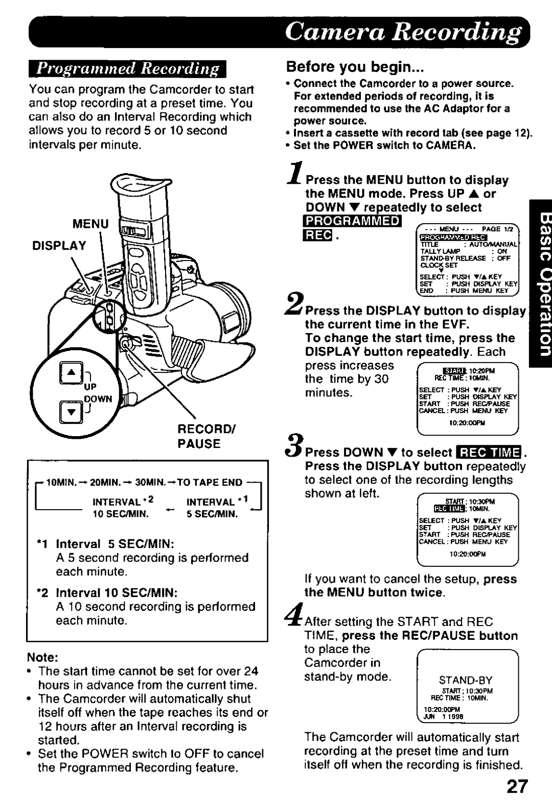 Panasonic PV-L958 manual 