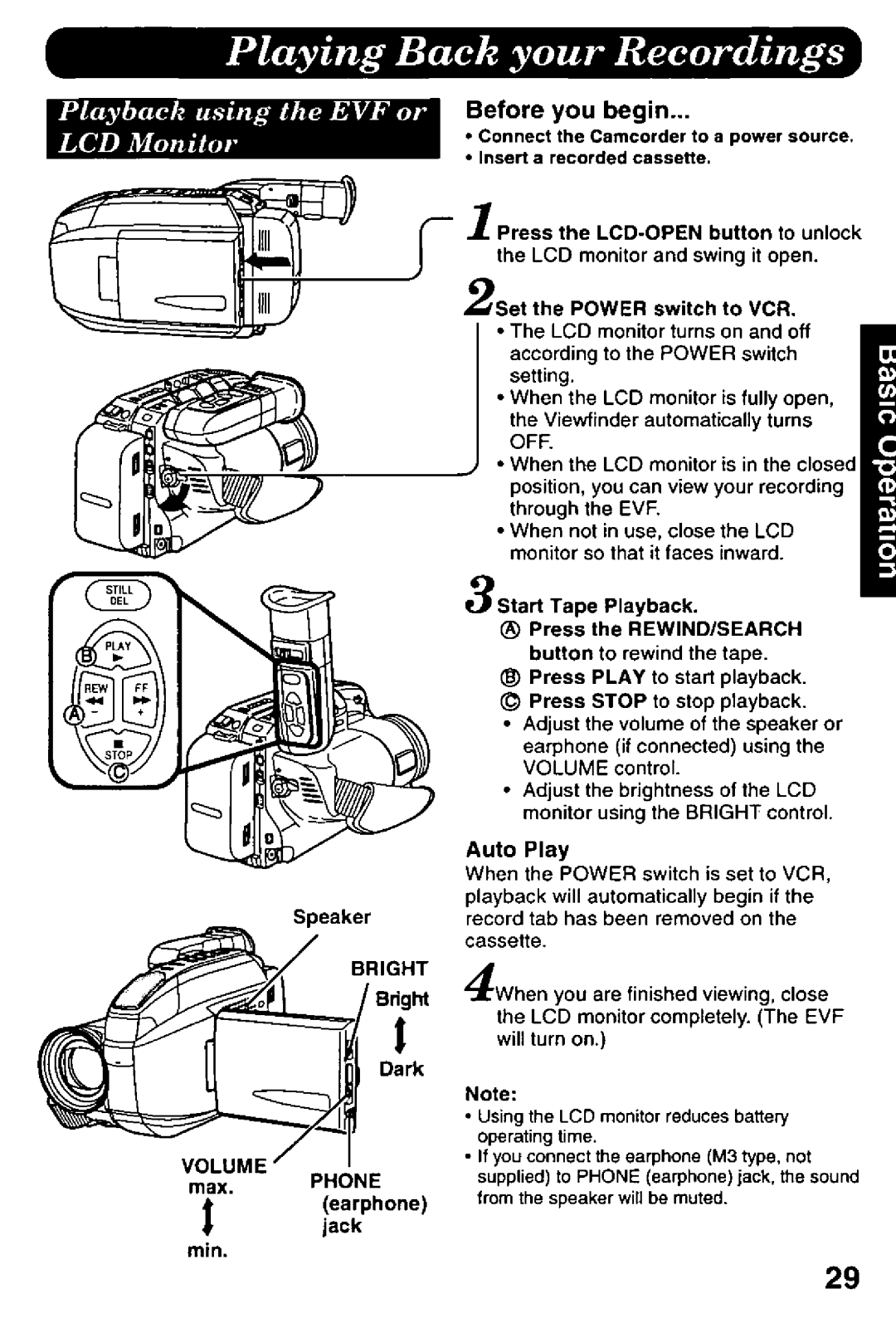 Panasonic PV-L958 manual 