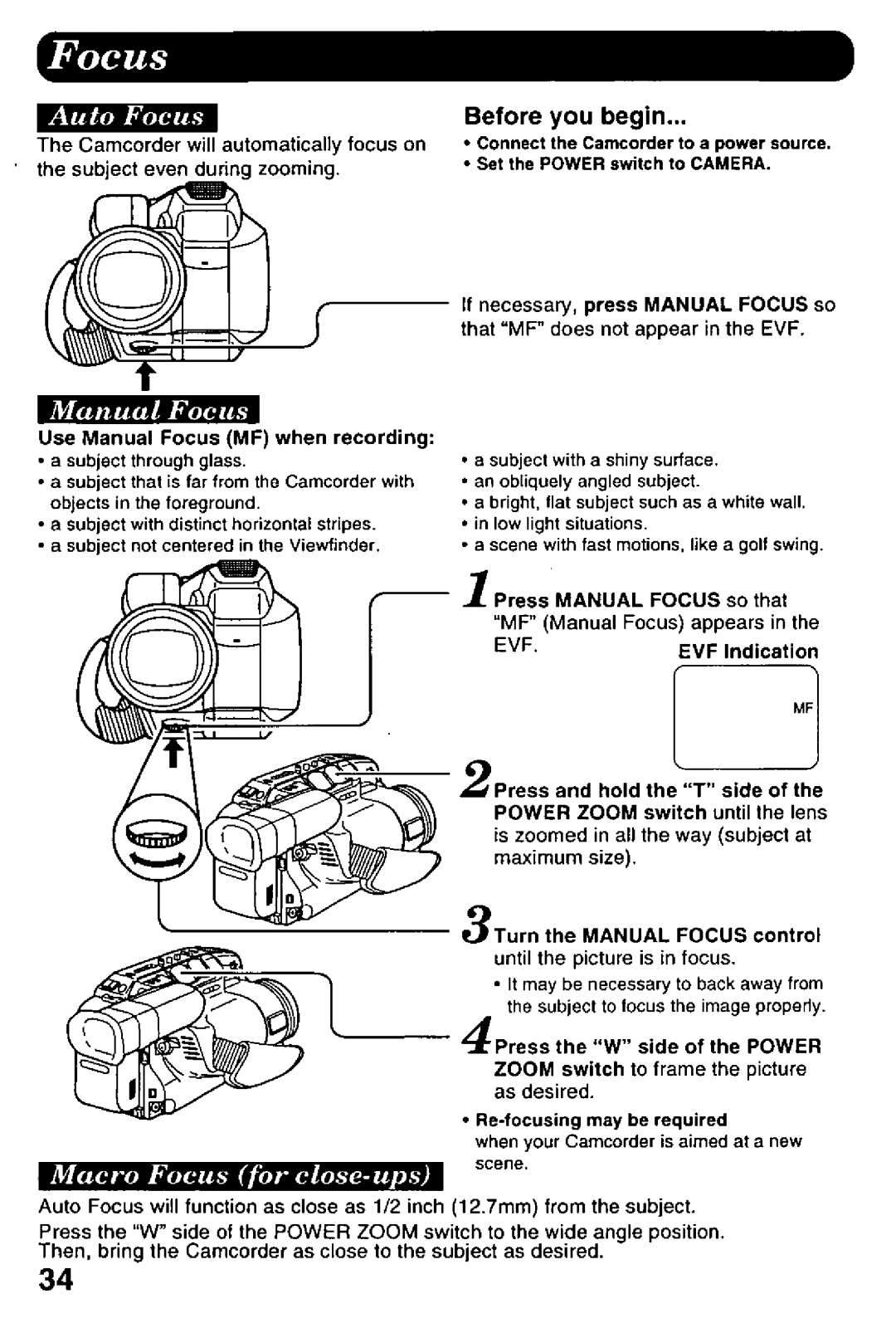 Panasonic PV-L958 manual 