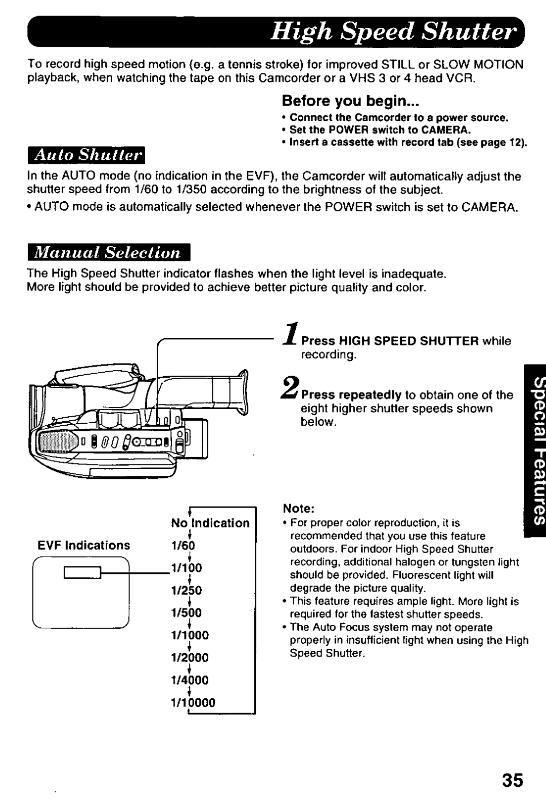 Panasonic PV-L958 manual 