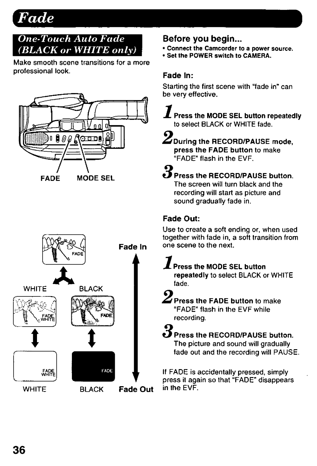 Panasonic PV-L958 manual 