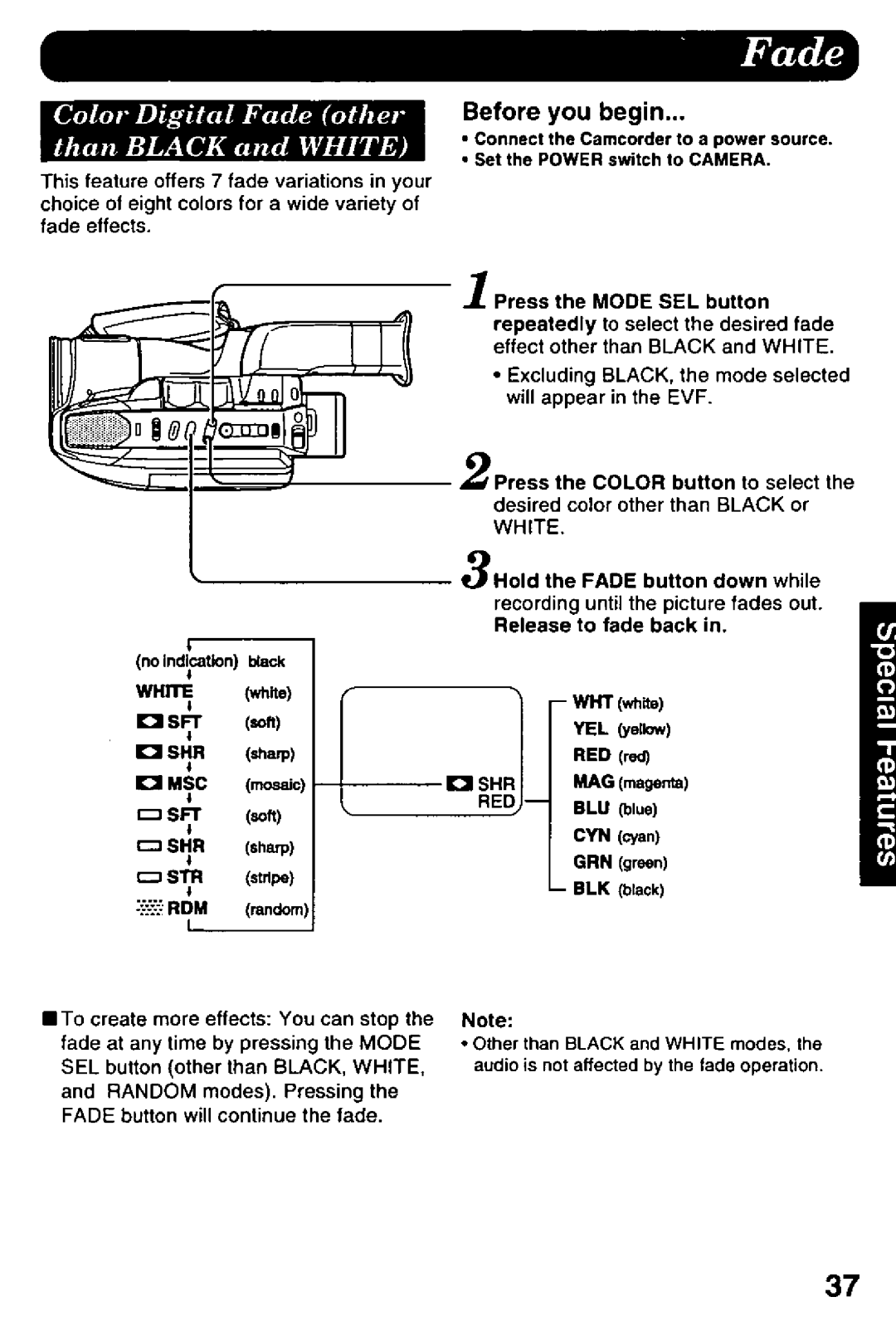 Panasonic PV-L958 manual 