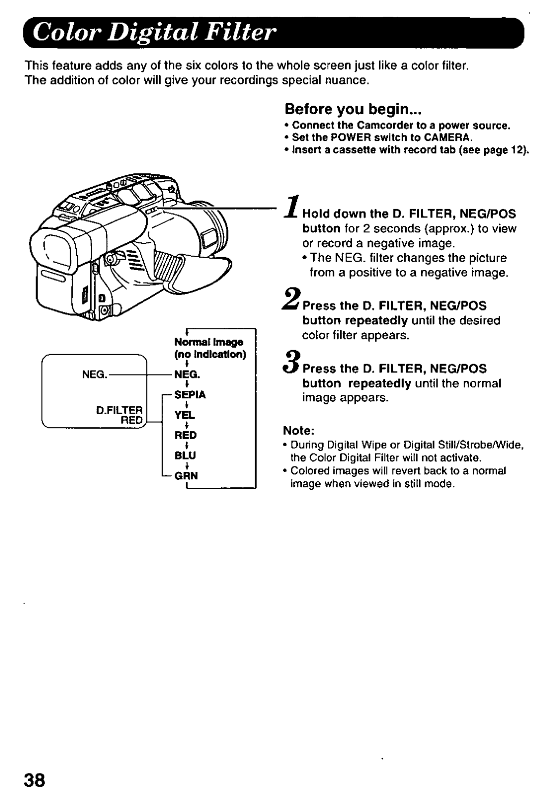 Panasonic PV-L958 manual 