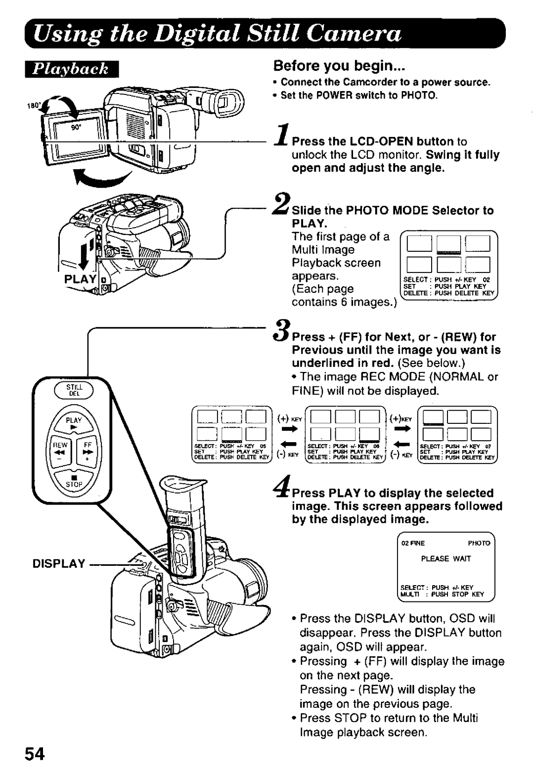 Panasonic PV-L958 manual 