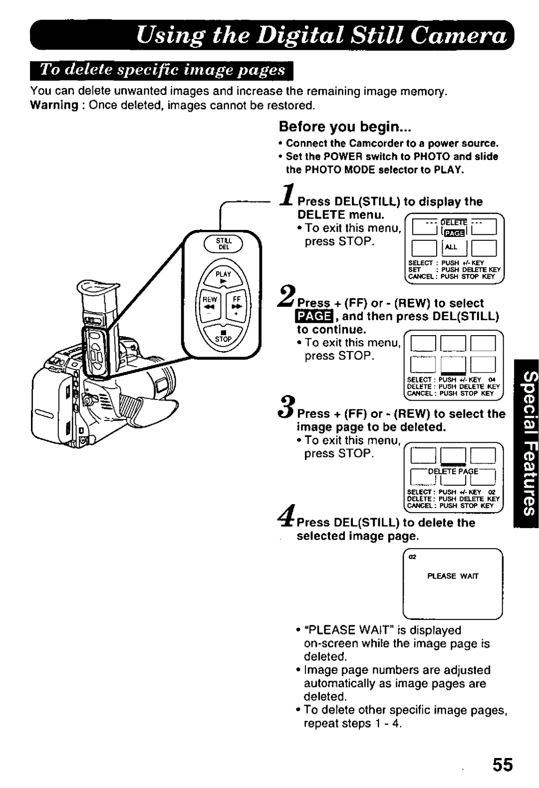 Panasonic PV-L958 manual 