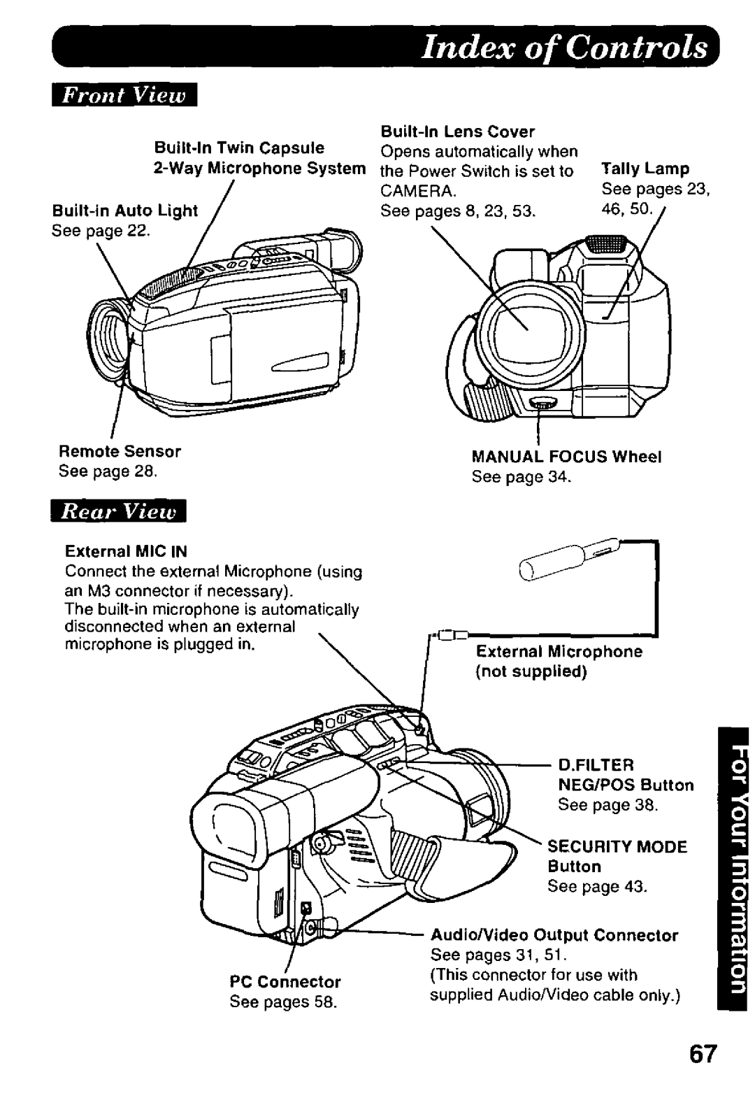 Panasonic PV-L958 manual 