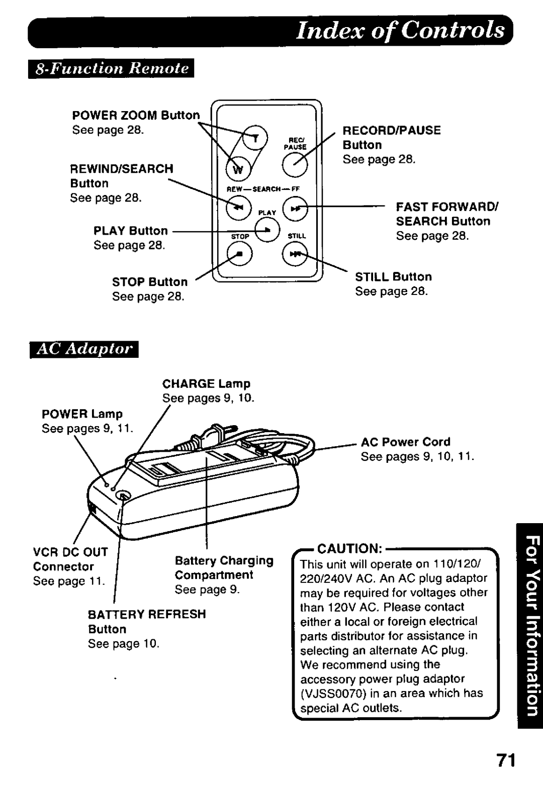 Panasonic PV-L958 manual 